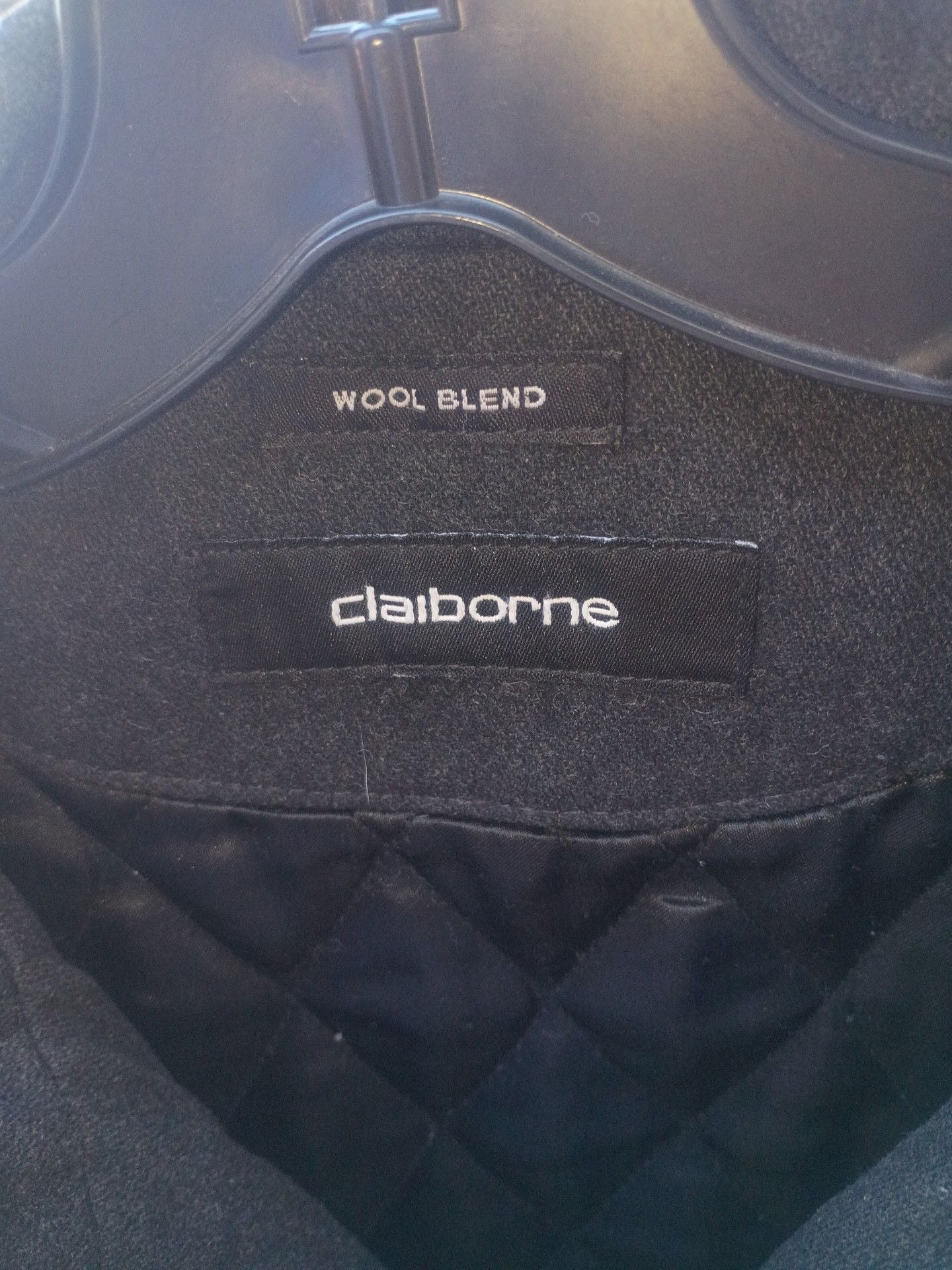 Claiborne Wool Blend Jacket Black 4
