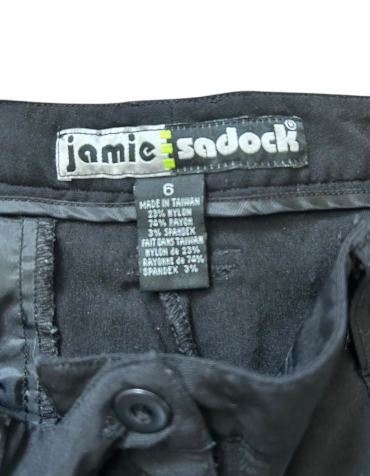 Jamie Sadock Pants Size 6 Black Studded Zip Pocket 4