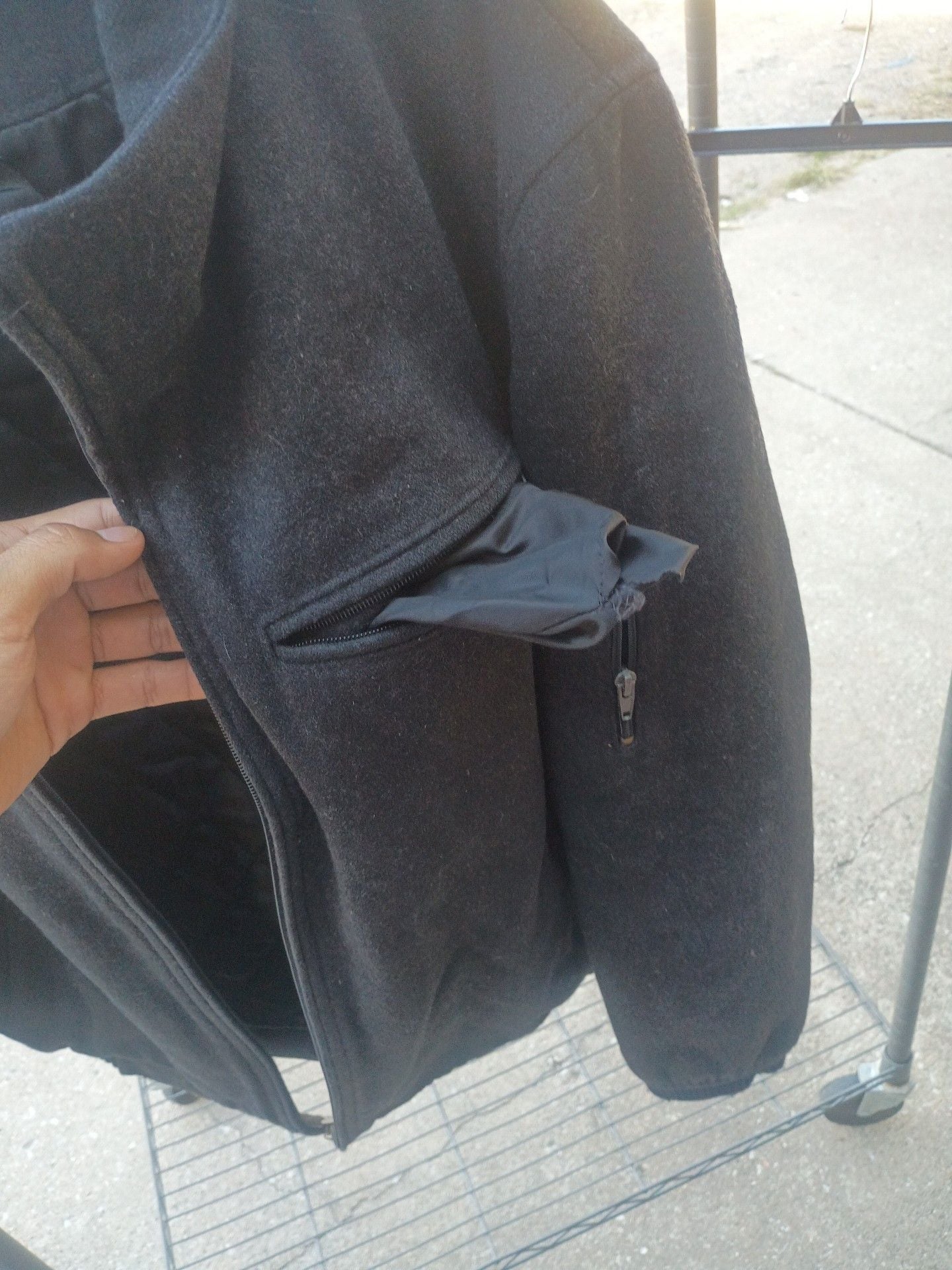 Claiborne Wool Blend Jacket Black 5