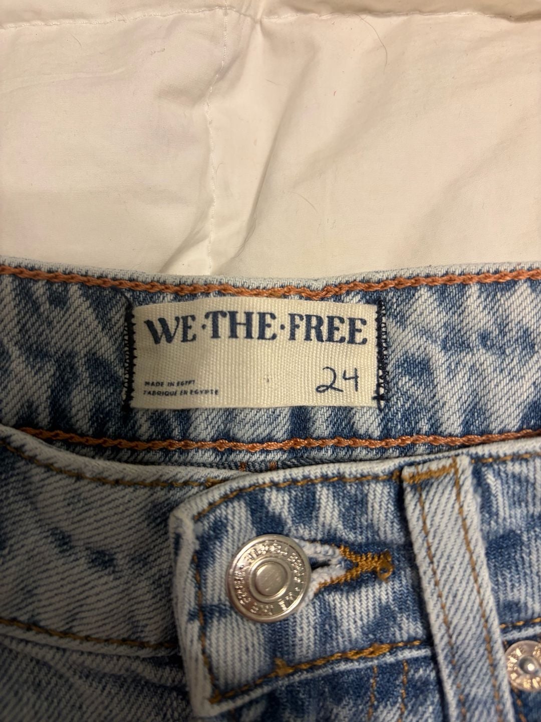 We The Free The Pacifica High Rise Slim Straight Leg Jeans Size 24 4