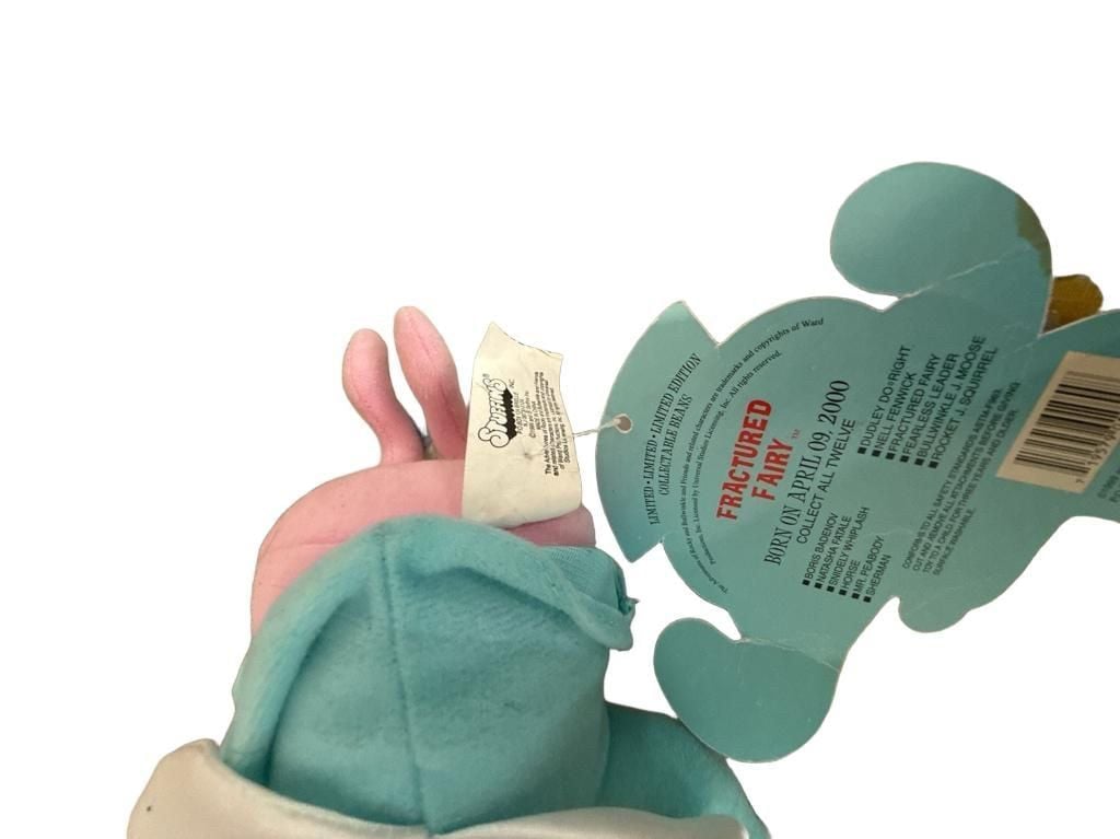 Stuffins Fractured Fairy Rocky and Bullwinkle Plush 3