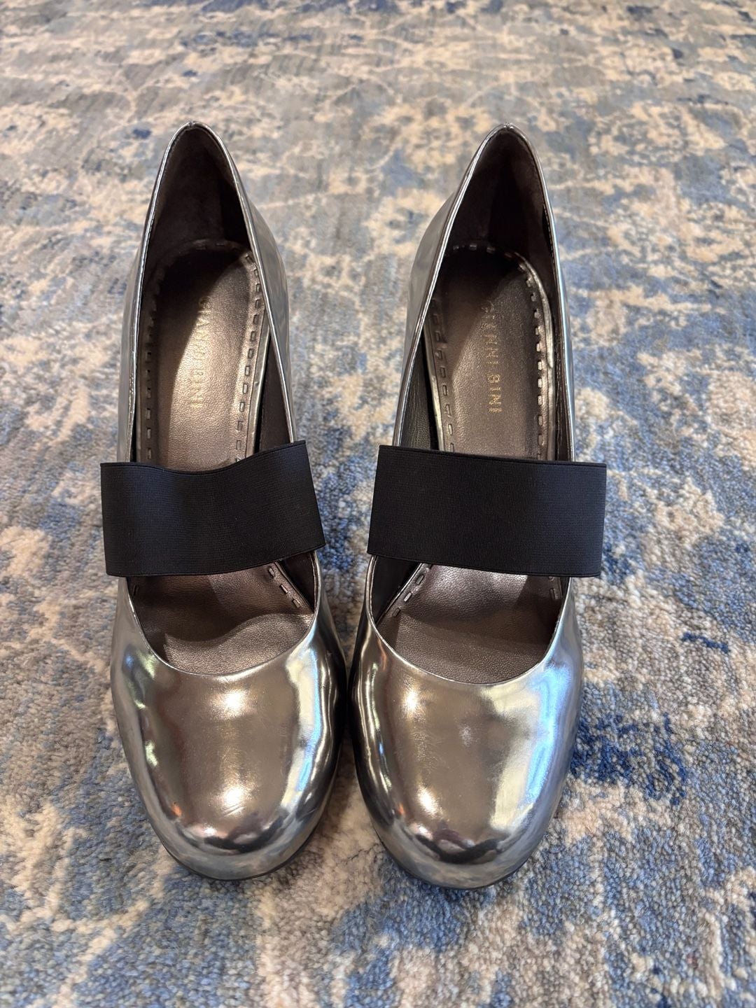 Gianni Bini Heels Size 10M Silver Metallic Stiletto 3