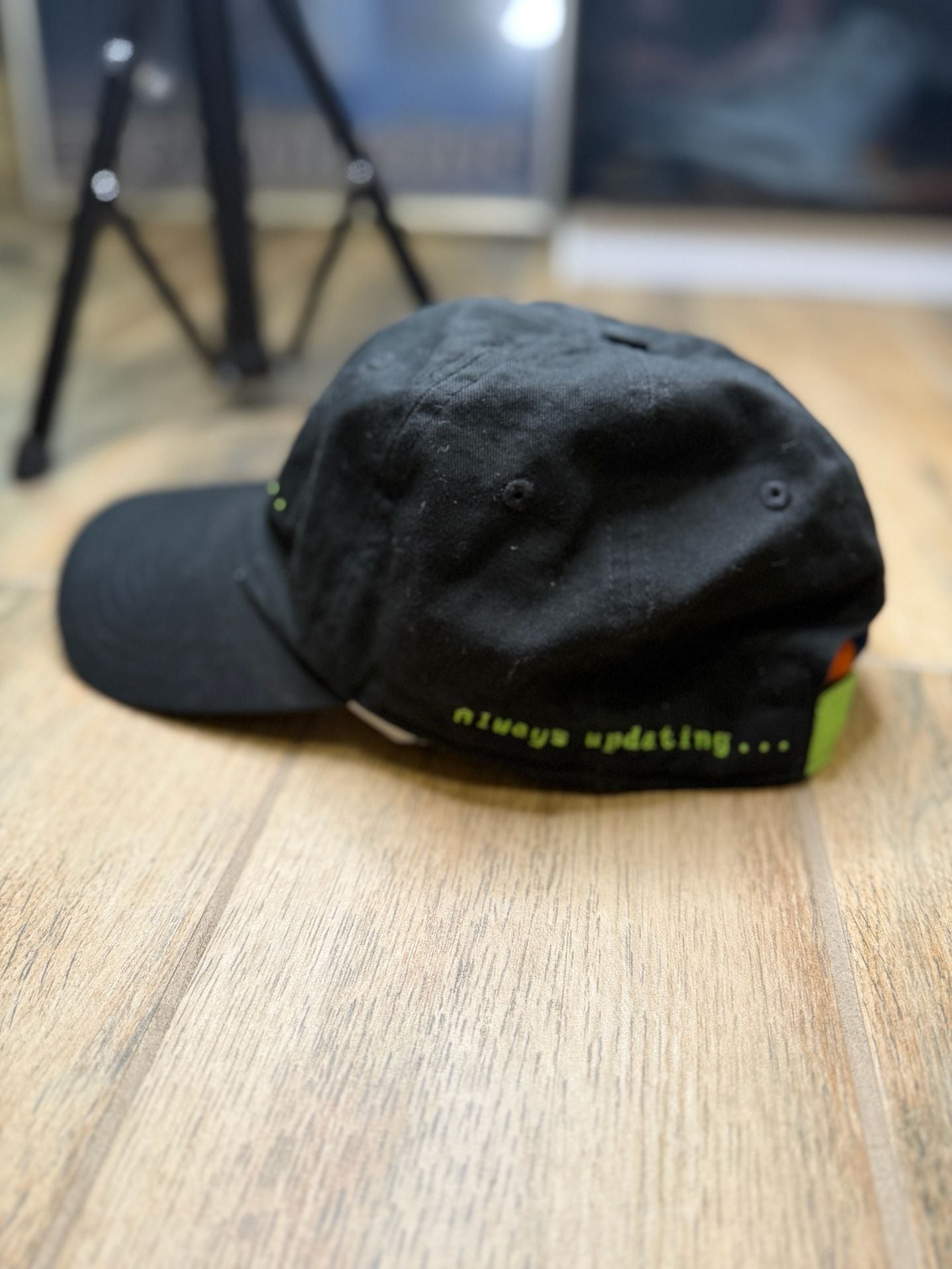 Oakley Updating Hat Black Lime Green Strapback 8