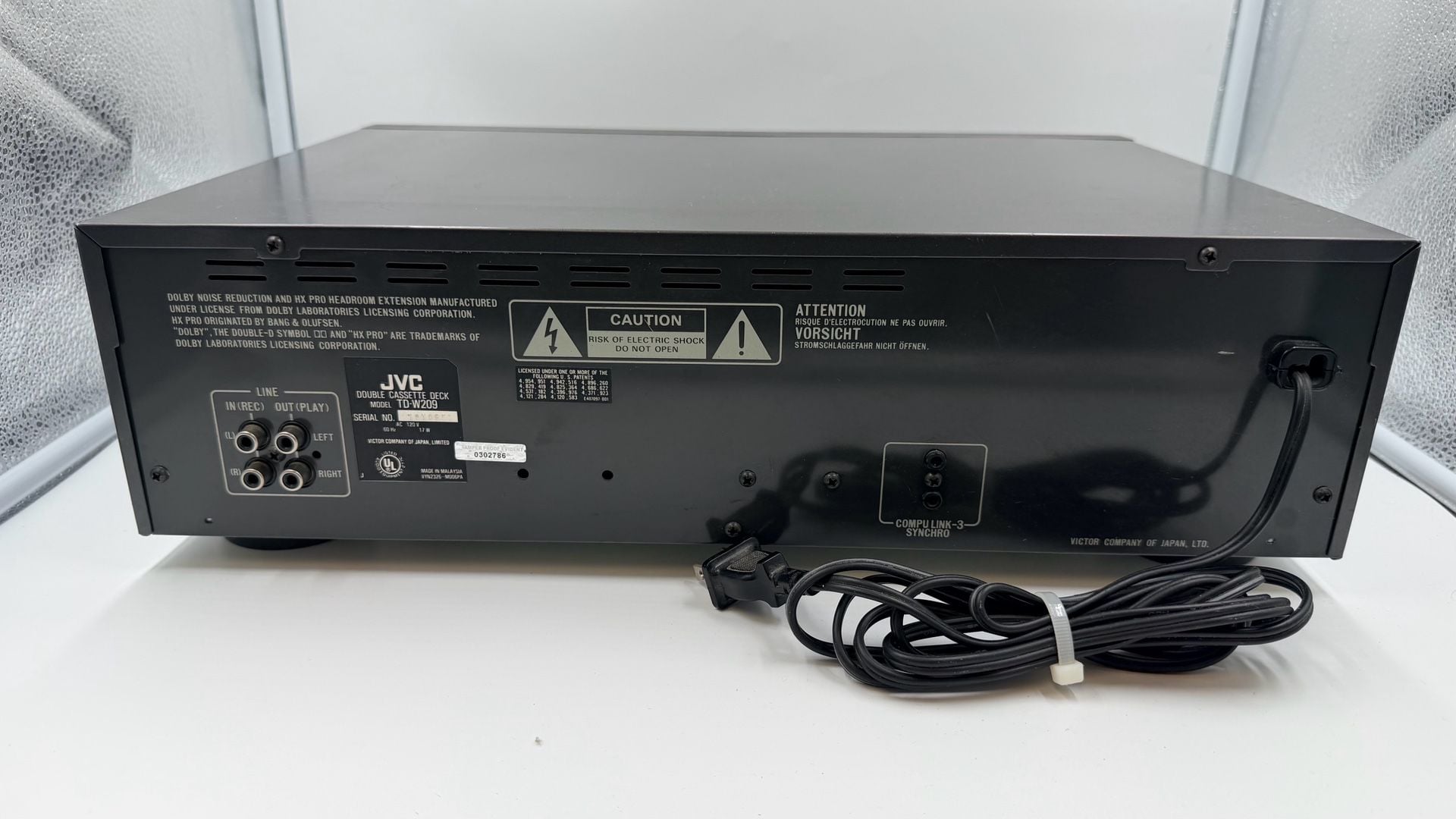 Jvc Td-W209 Double Cassette Deck Audio Player 6