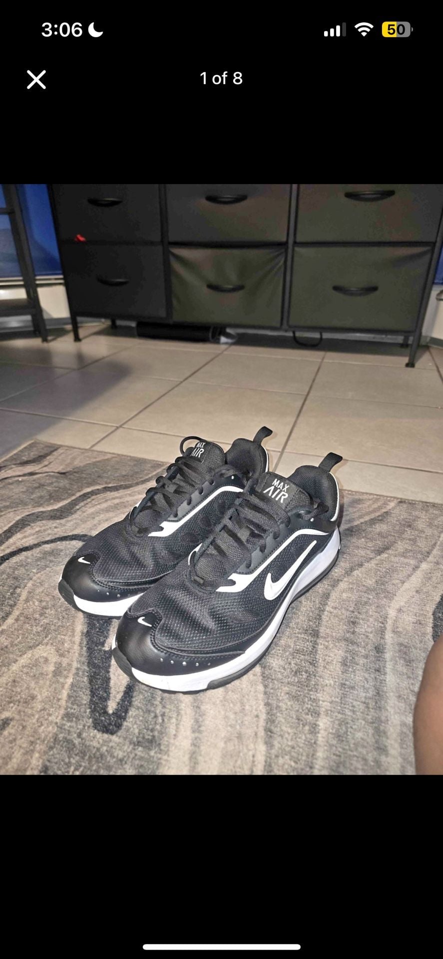 Nike Air Max AP Black White Sneakers 8