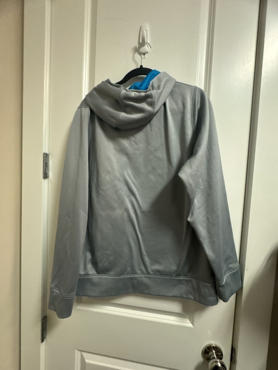 Under Armour Hockey Wordmark 2.0 Hoodie Size MD Gray Blue 6
