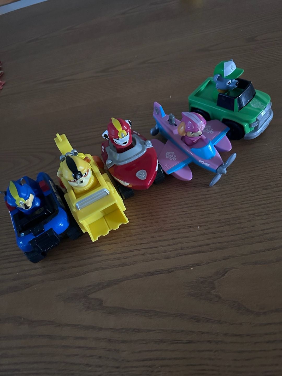Paw Patrol Paw Racers Vehicle Toy Lot Of 5 Characters 4