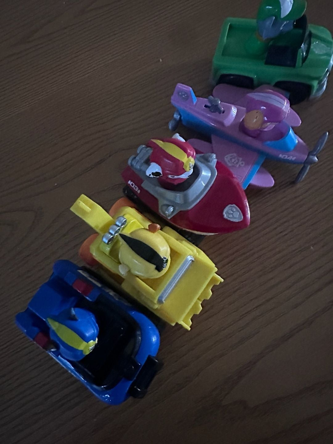 Paw Patrol Paw Racers Vehicle Toy Lot Of 5 Characters 5
