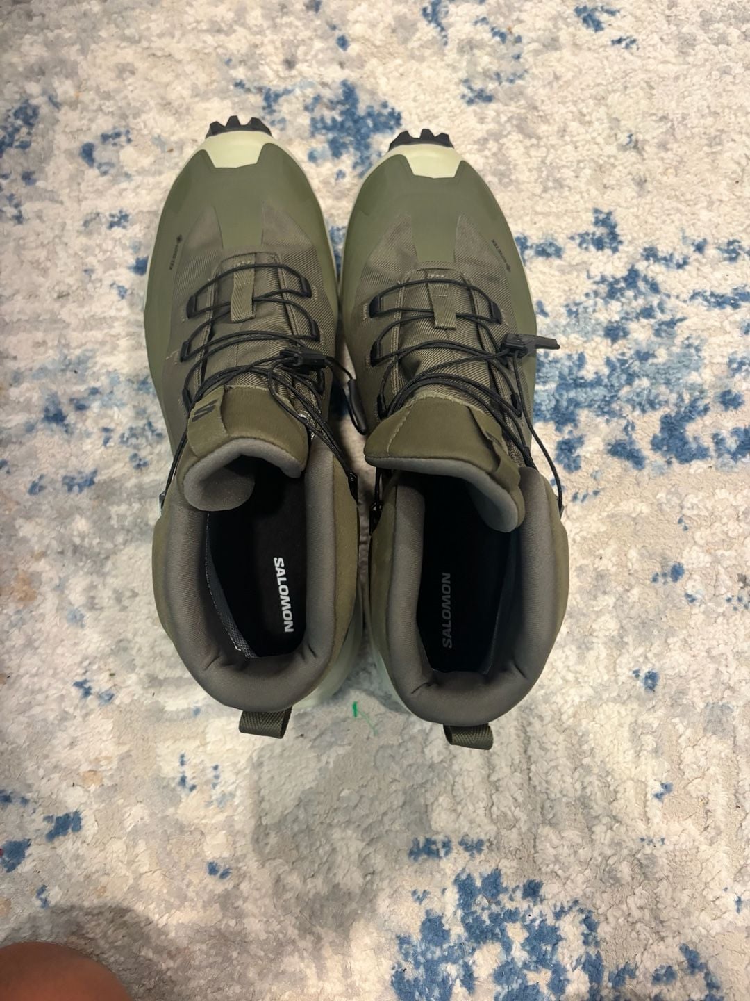 Salomon Cross Hike Tracker GTX Hiking Boots Ranger Green Gore-Tex 4