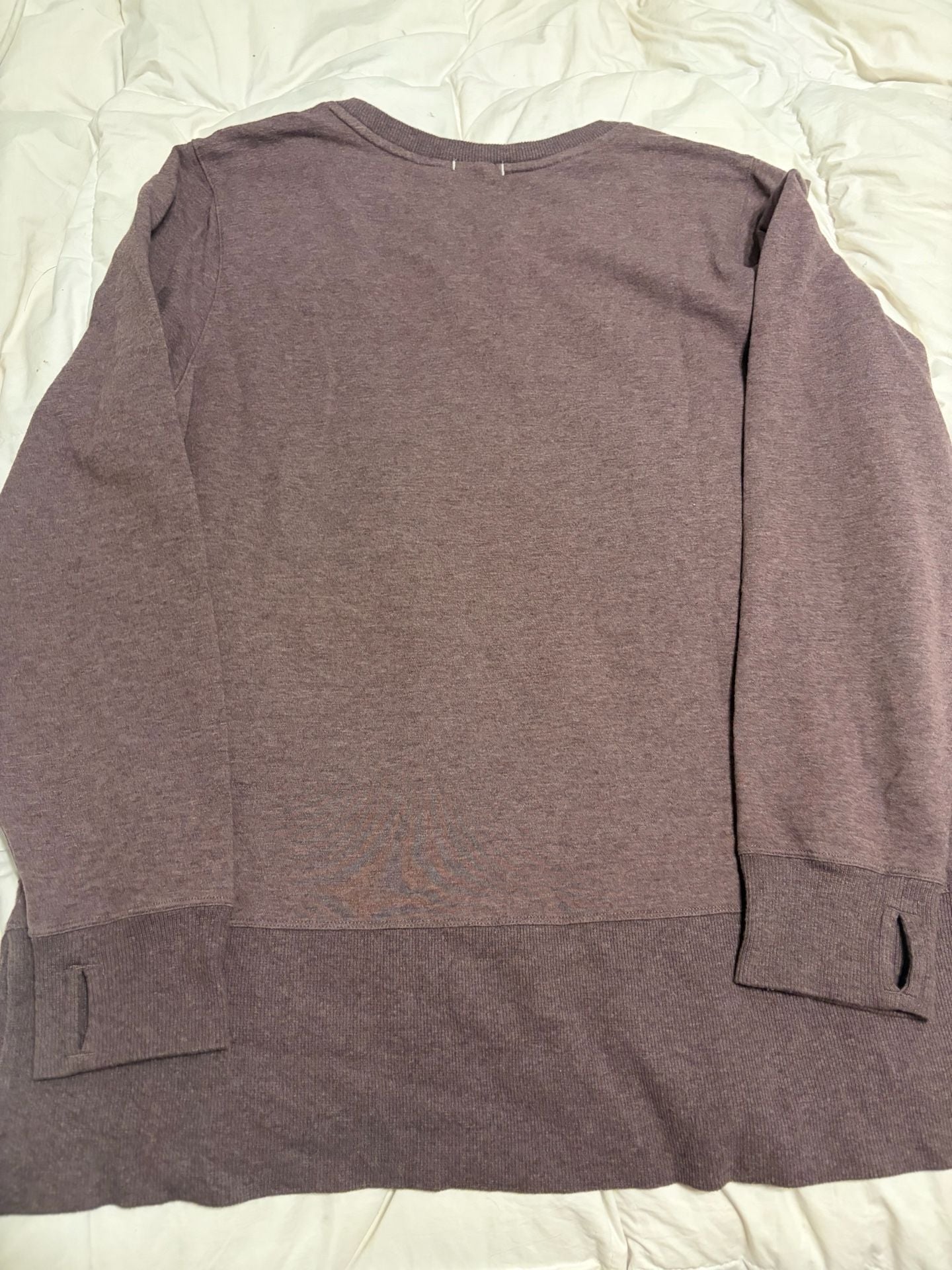 L.L. Bean Fall Athletic Sweatshirt Size XL Reg Purple Crew Neck Pullover 7