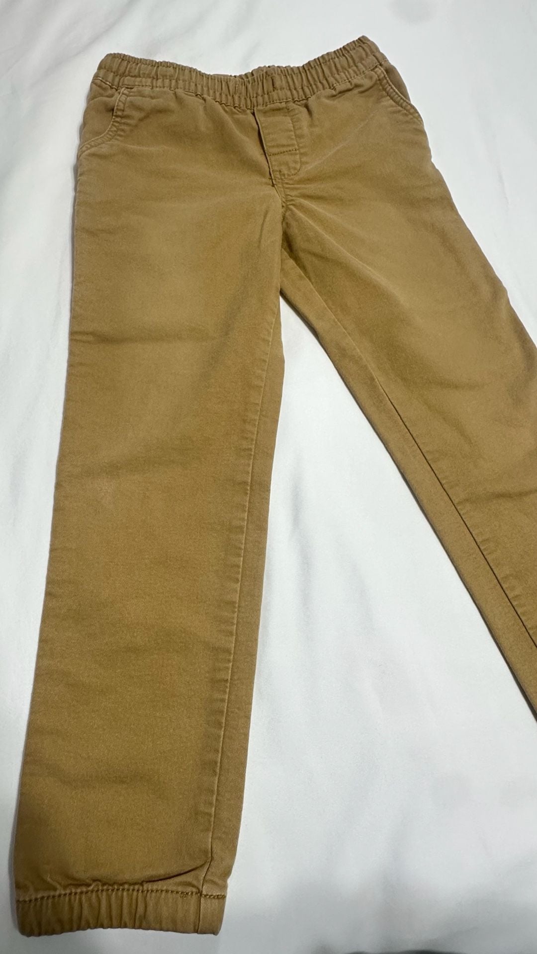 Carter's Kid Size 7 Tan Jogger Pants 3