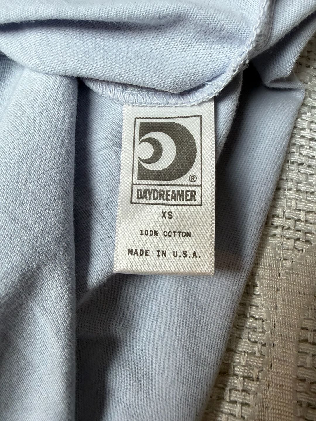 Daydreamer 100% Cotton Long Sleeve Crop Tee Size XS Horseshoe Graphic 7
