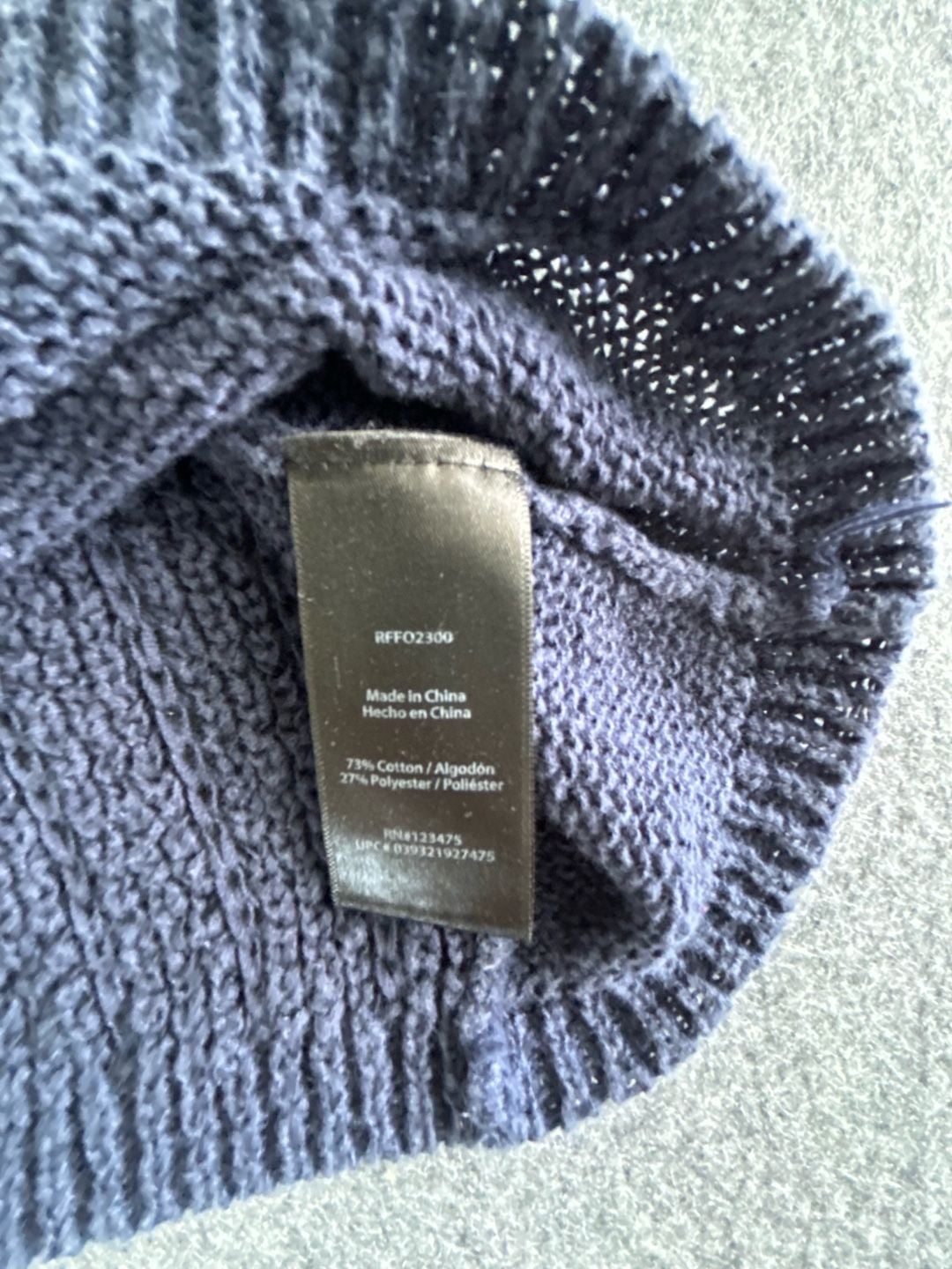 Rachel Zoe Sweater Size S Blue Cotton Blend Long Sleeve Knit 7