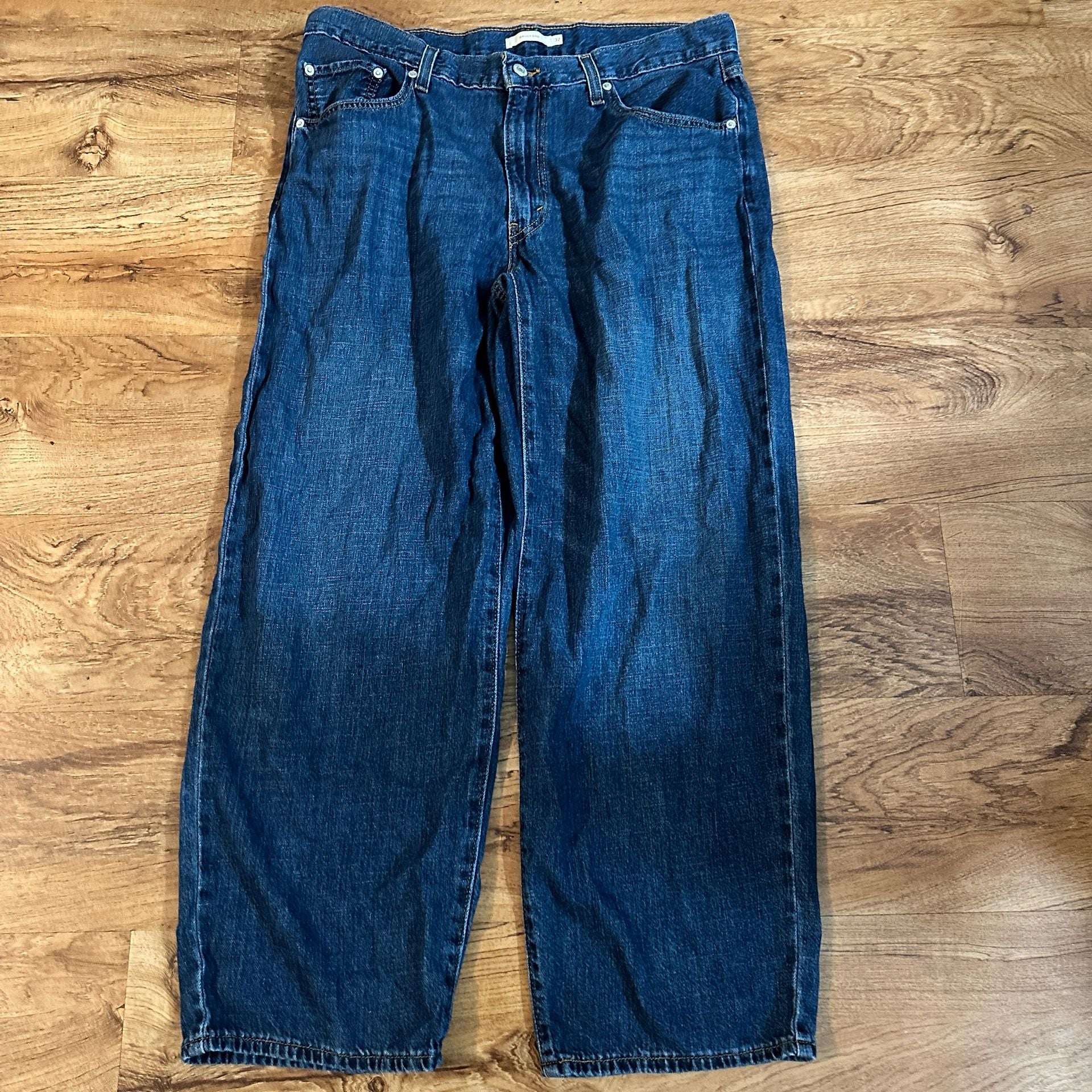 Levi's Baggy Dad Jeans Size 32x30 Blue Denim Premium 2