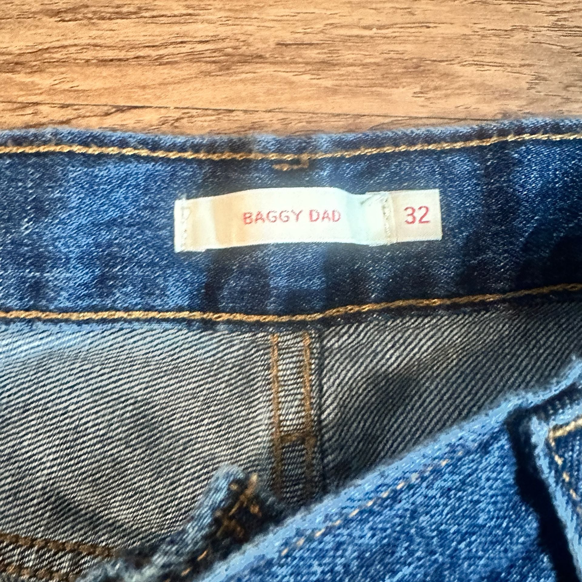 Levi's Baggy Dad Jeans Size 32x30 Blue Denim Premium 3