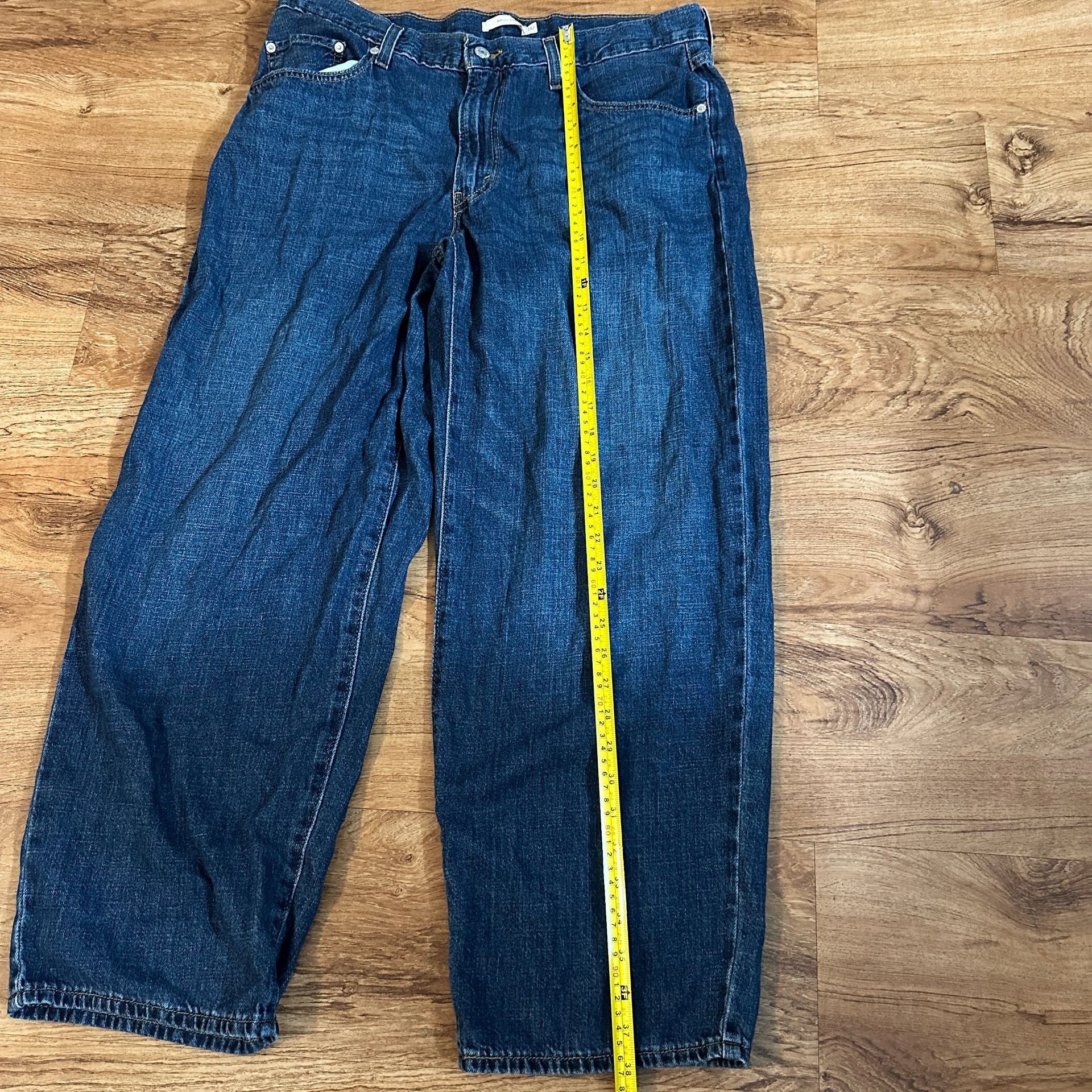 Levi's Baggy Dad Jeans Size 32x30 Blue Denim Premium 7