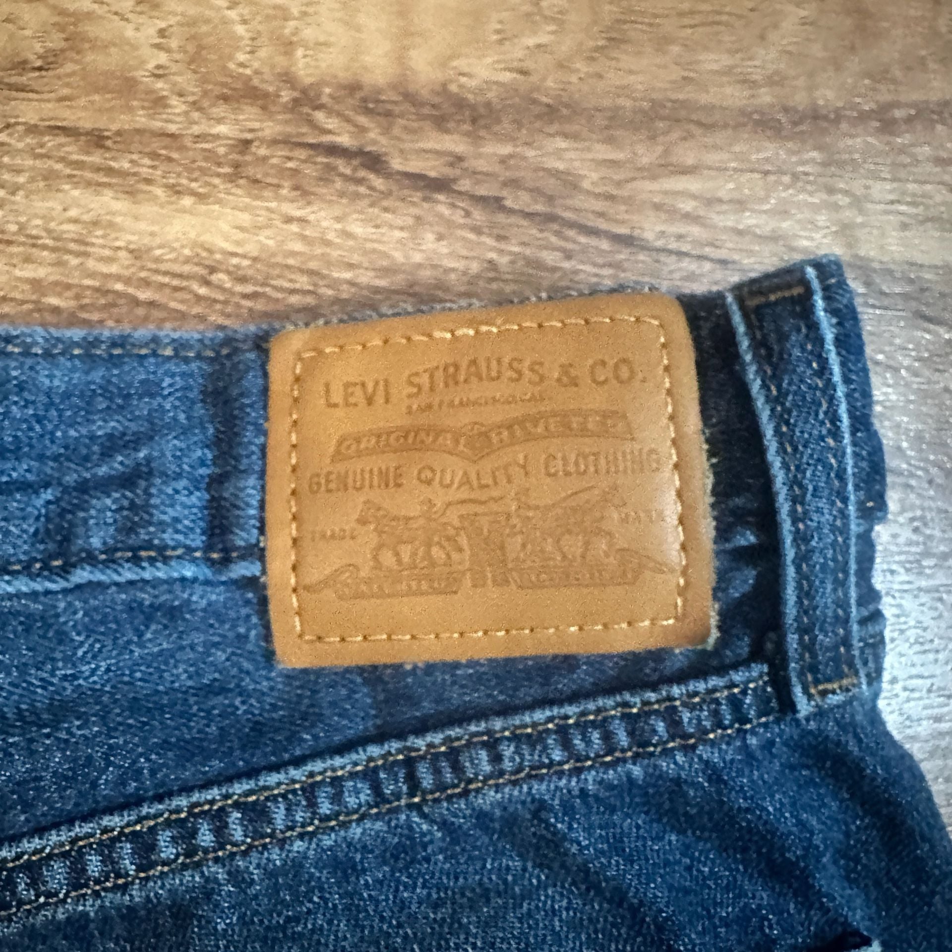 Levi's Baggy Dad Jeans Size 32x30 Blue Denim Premium 9