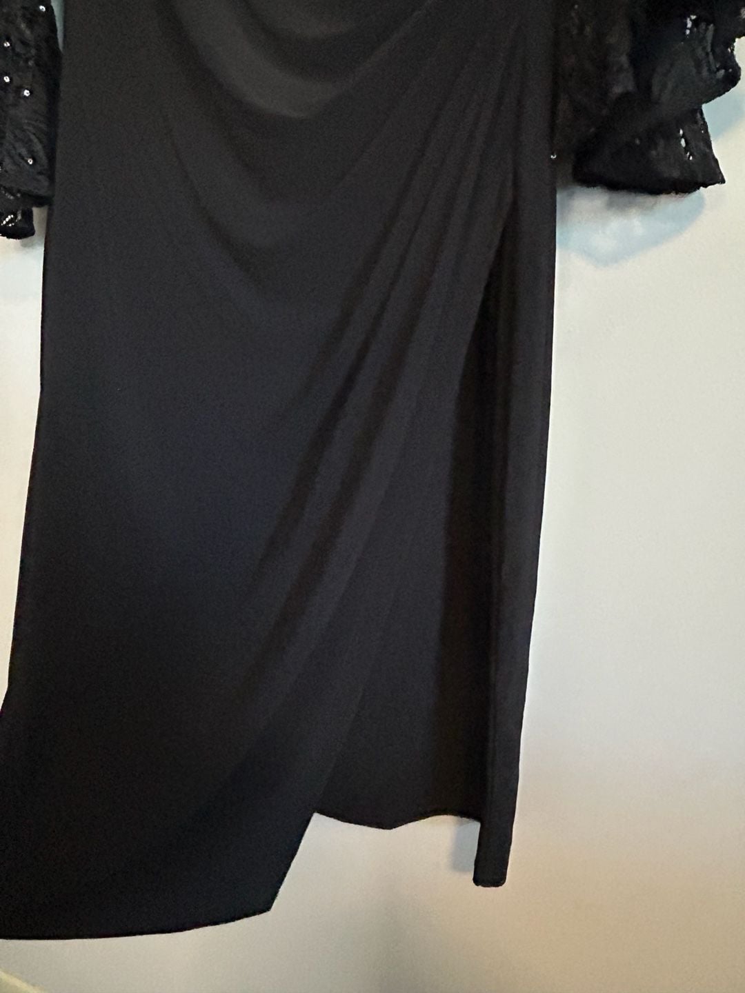 Lauren Ralph Lauren Black Lace Trim Dress 11