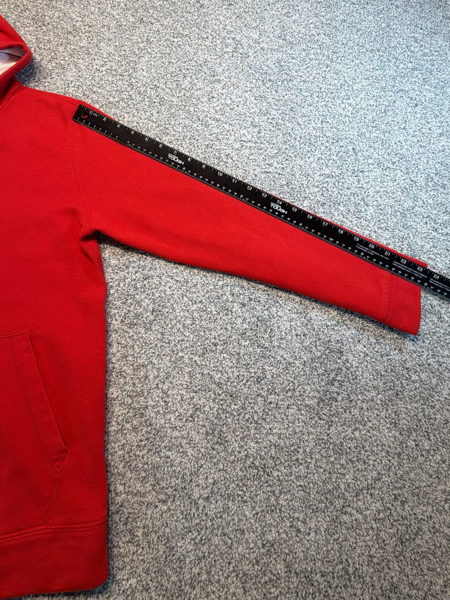 Tek Gear Ultrasoft Fleece Hoodie Youth Size XL Red Graphic Run Pullover 7