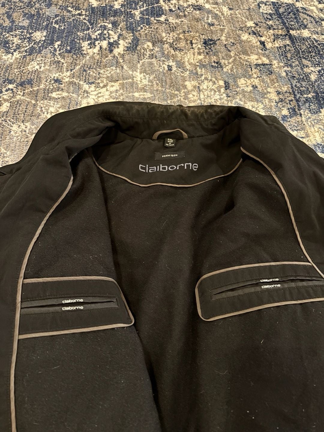 Claiborne Foam Tech Jacket Size XXL Black 6