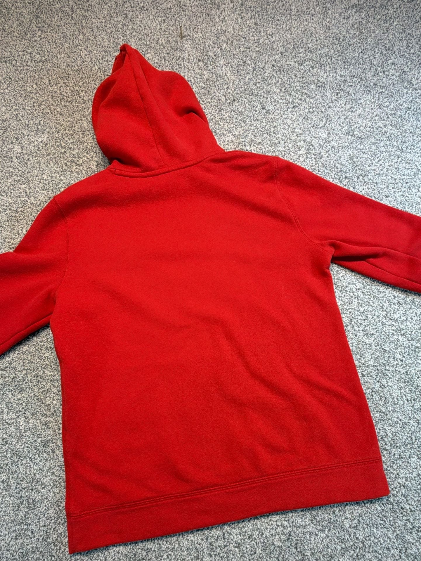 Tek Gear Ultrasoft Fleece Hoodie Youth Size XL Red Graphic Run Pullover 8