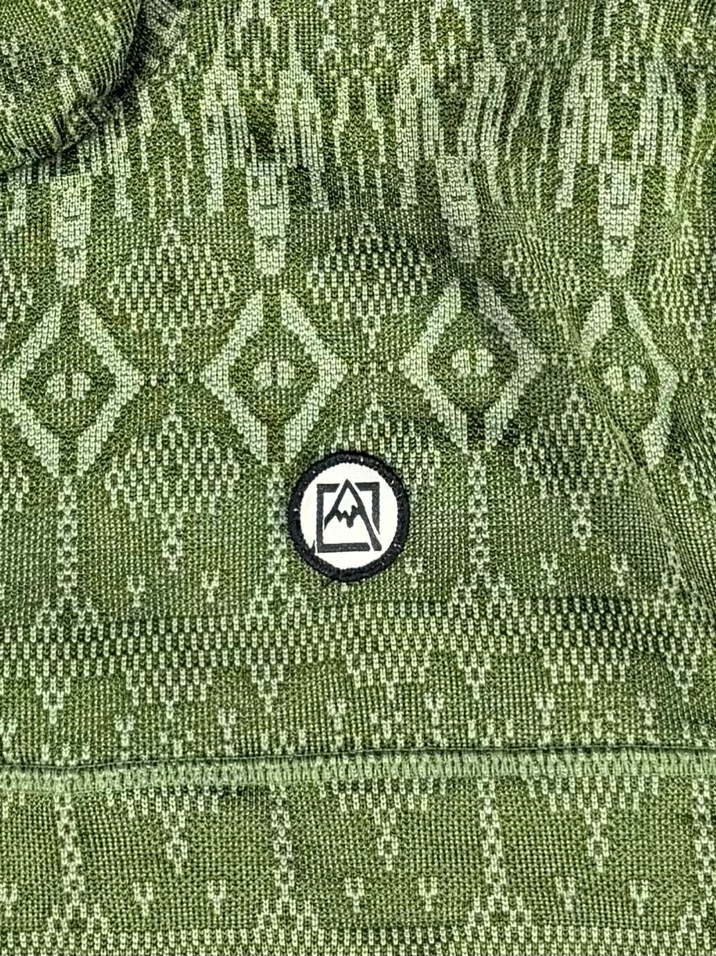 Avalanche Pullover Shirt Size XL Green Tapestry Aztec Geometric 3