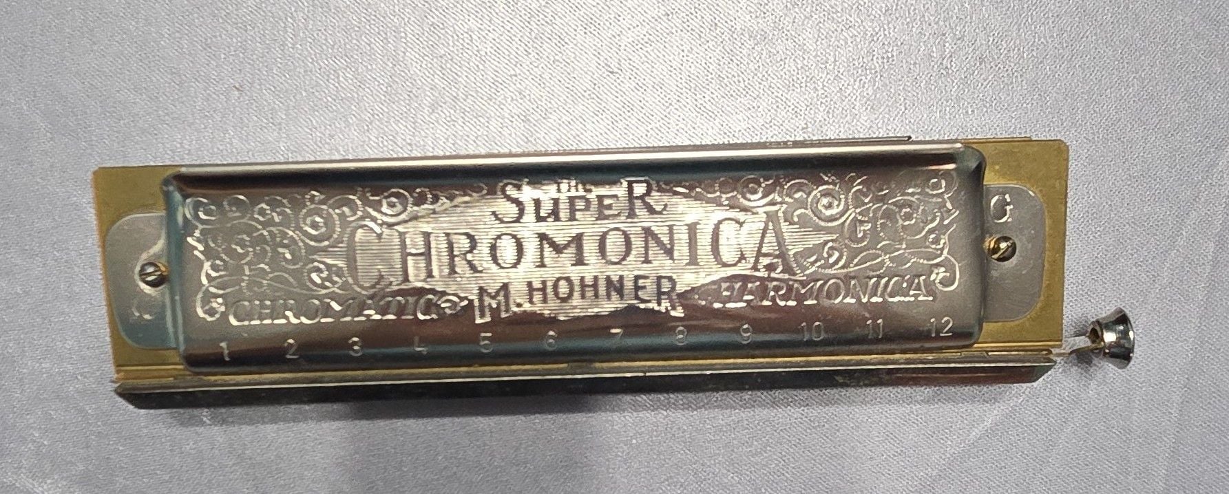 Hohner Super Chromonica 270 Key of G Chromatic Harmonica with Case 1