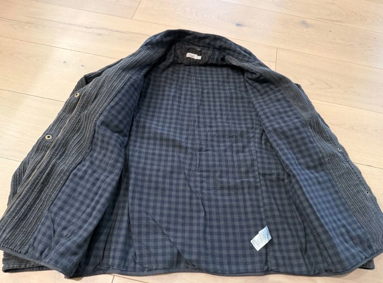 Faherty Acadia Utility Corduroy Jacket Size M Washed Black 6