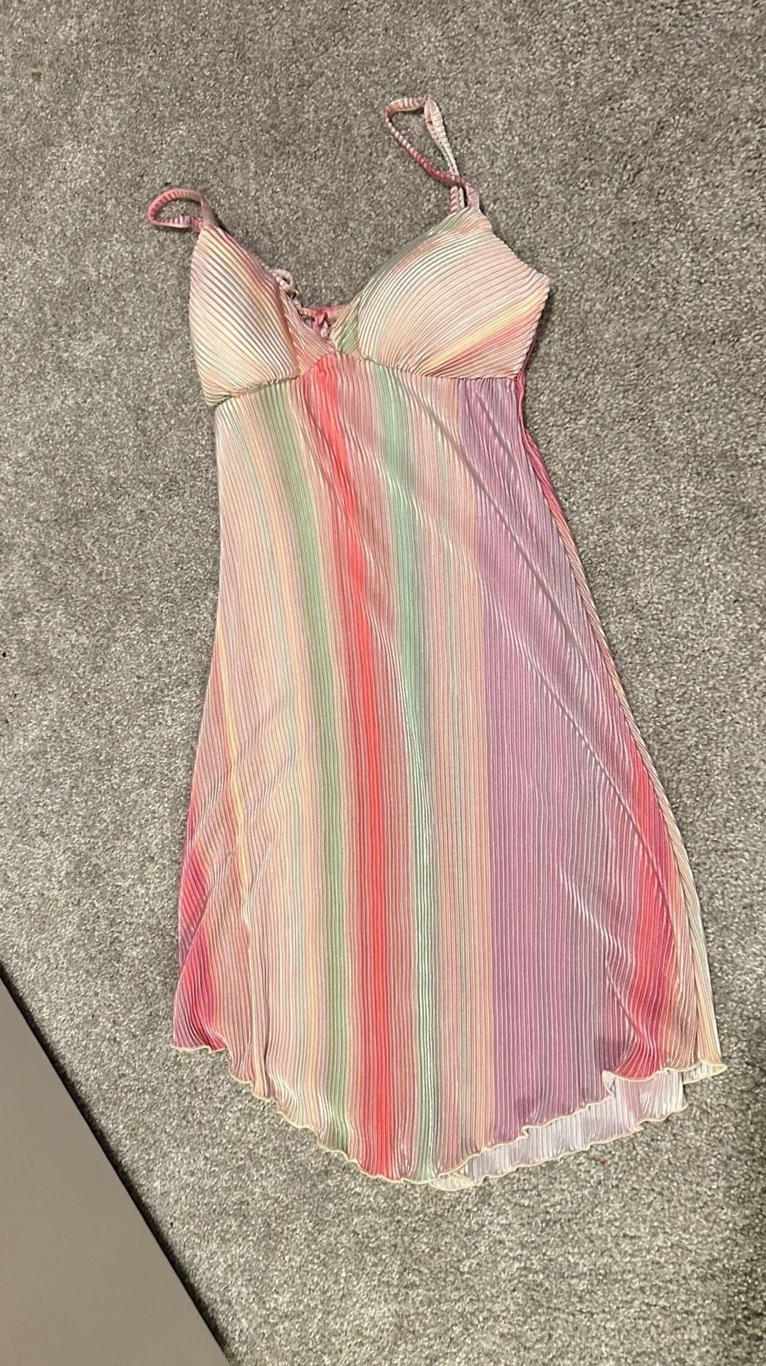 No Boundaries Pleated Babydoll Dress Size XXS 00 2