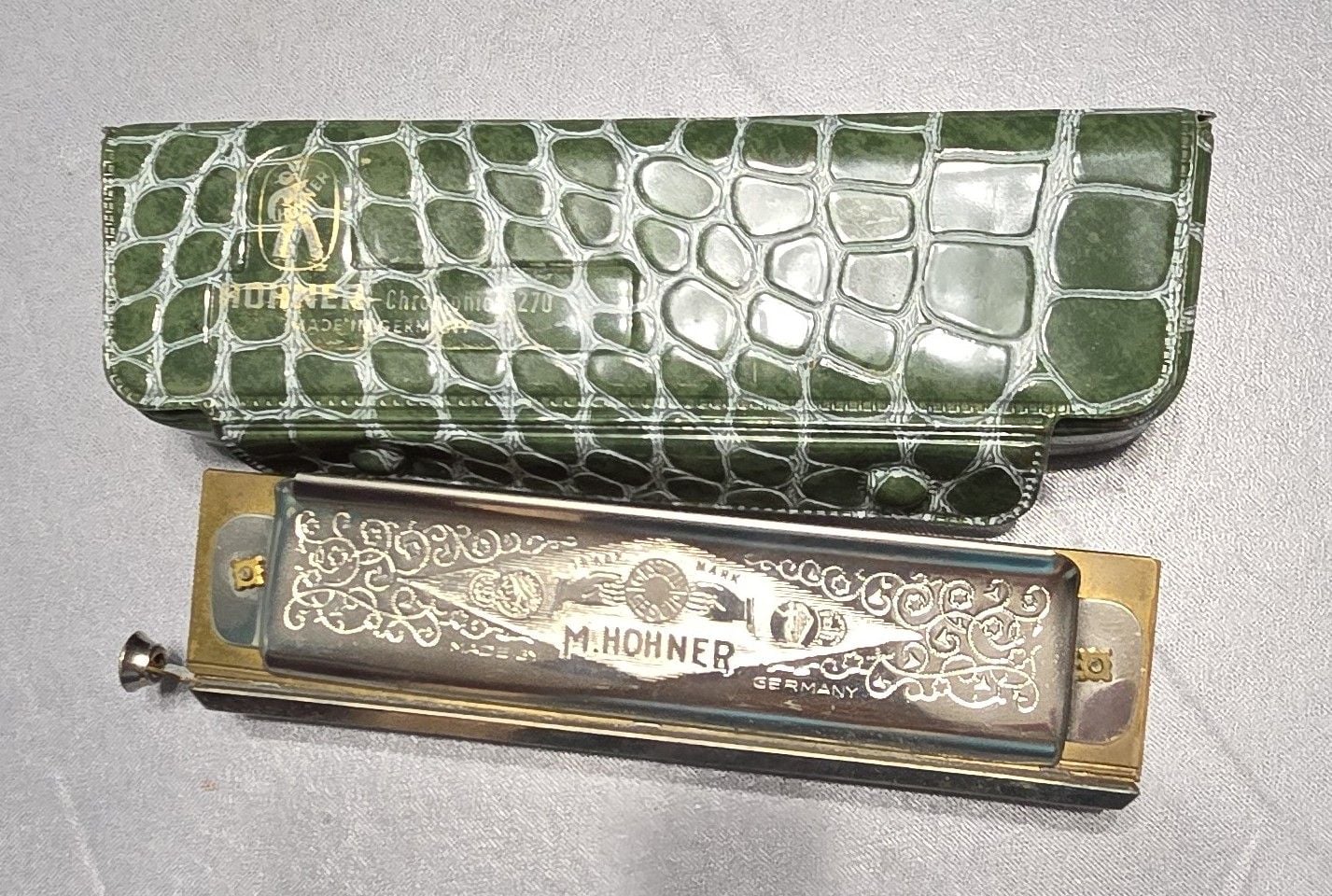 Hohner Super Chromonica 270 Key of G Chromatic Harmonica with Case 5