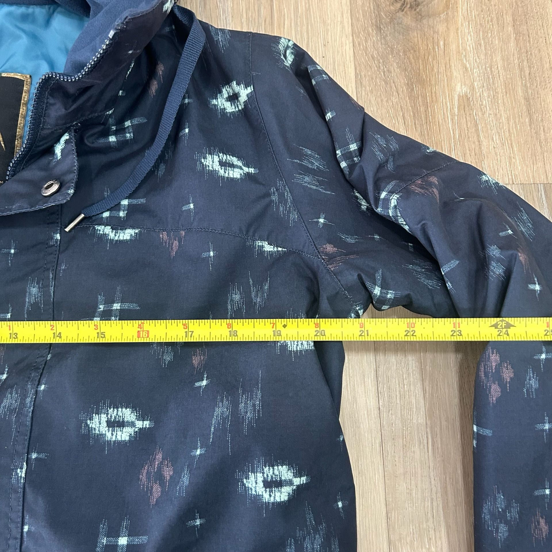 Burton Ginger Dryride Insulated Snowboard Jacket Size M Blue Ikat 6