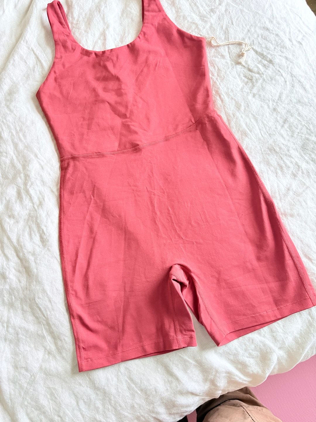 Mate The Label Organic Stretch Unitard in Chili Size M 5