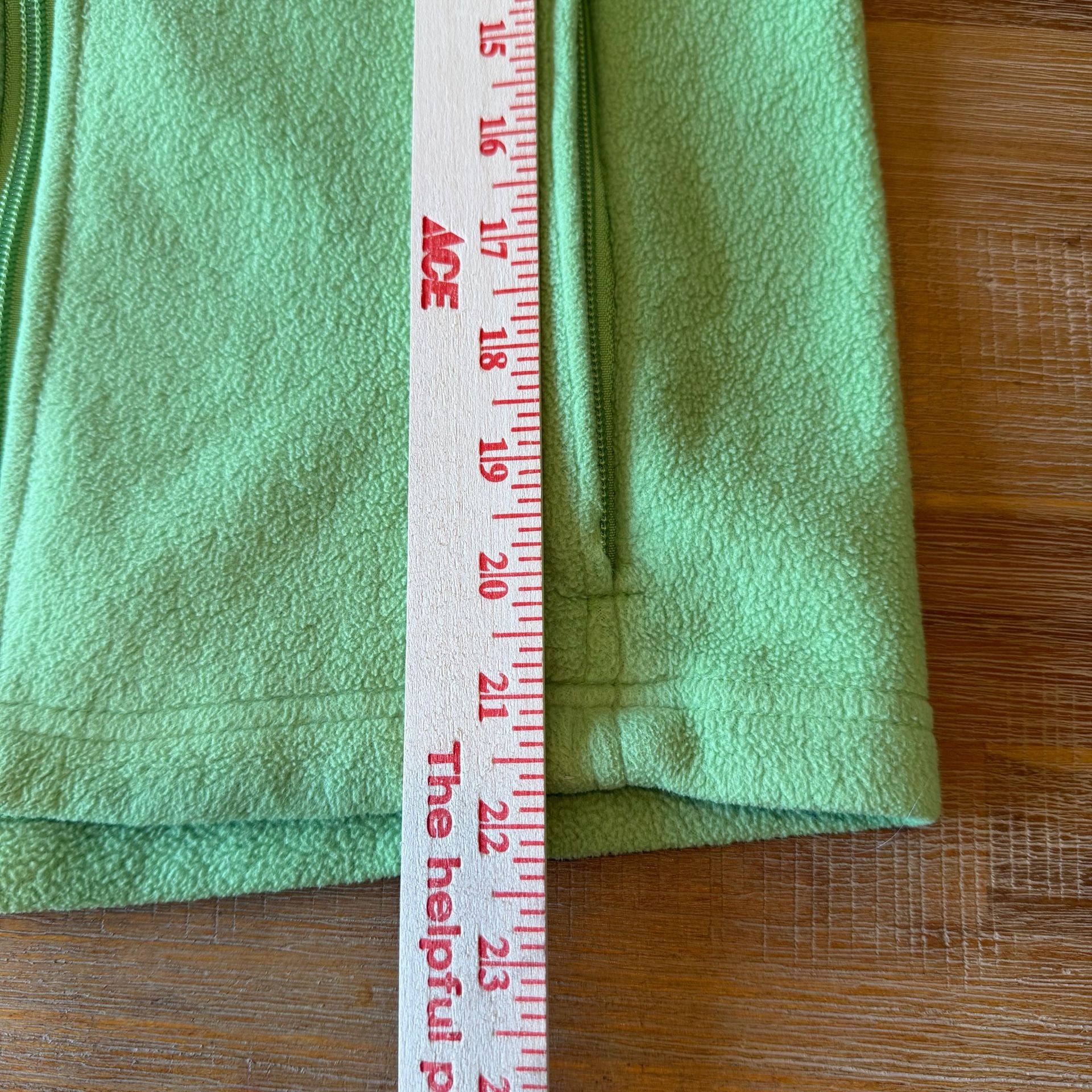 Columbia Fleece Jacket Womens M Lime Green Benton Springs Full Zip Up Sweater 6