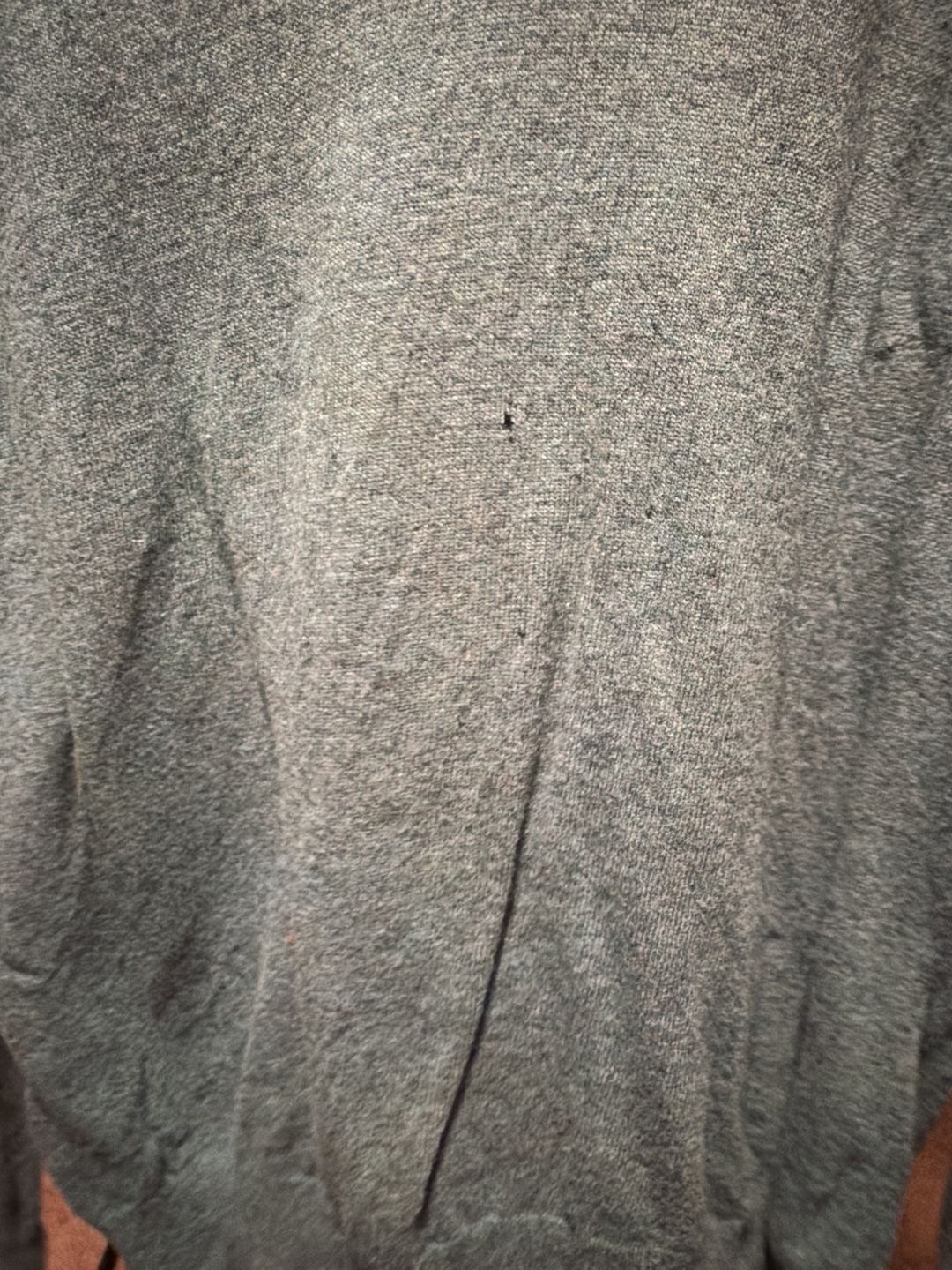 Mr Kenzy Lambswool V-Neck Sweater Size L Teal 3