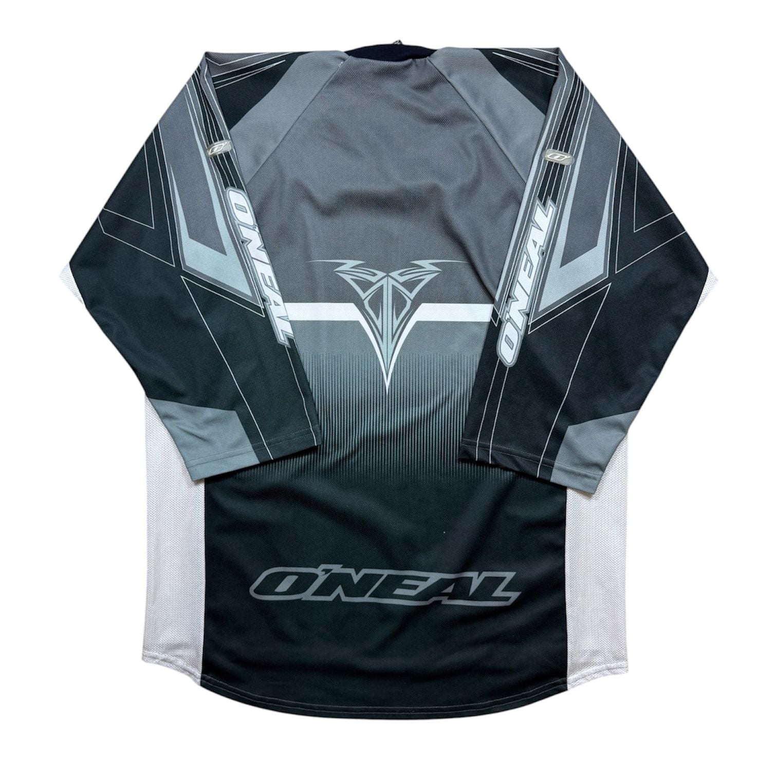 O'Neal Apocalypse Racing Jersey Gray Black V-Neck size L 3