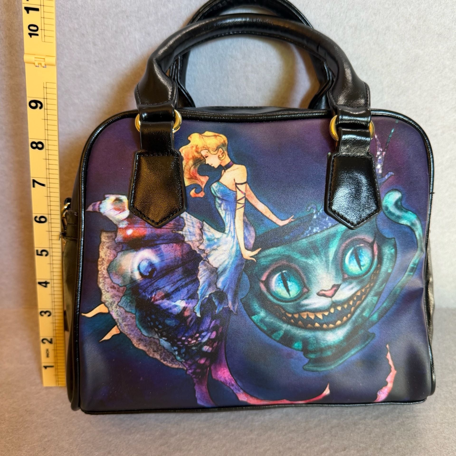 Alice Cheshire Cat Satchel Crossbody Purse 4