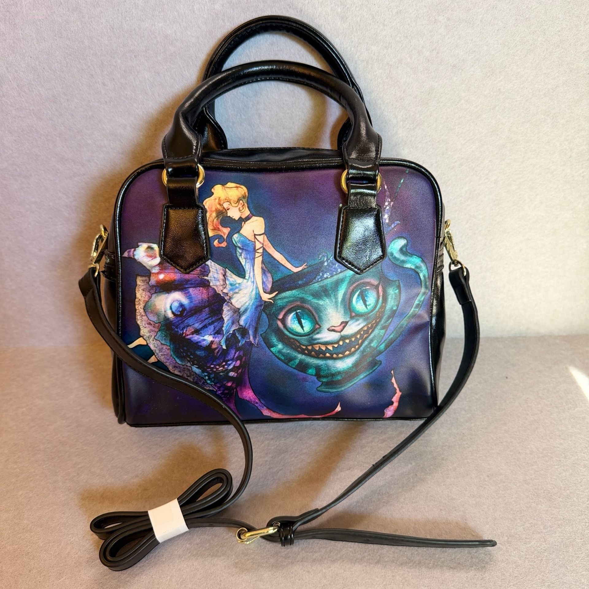 Alice Cheshire Cat Satchel Crossbody Purse 5