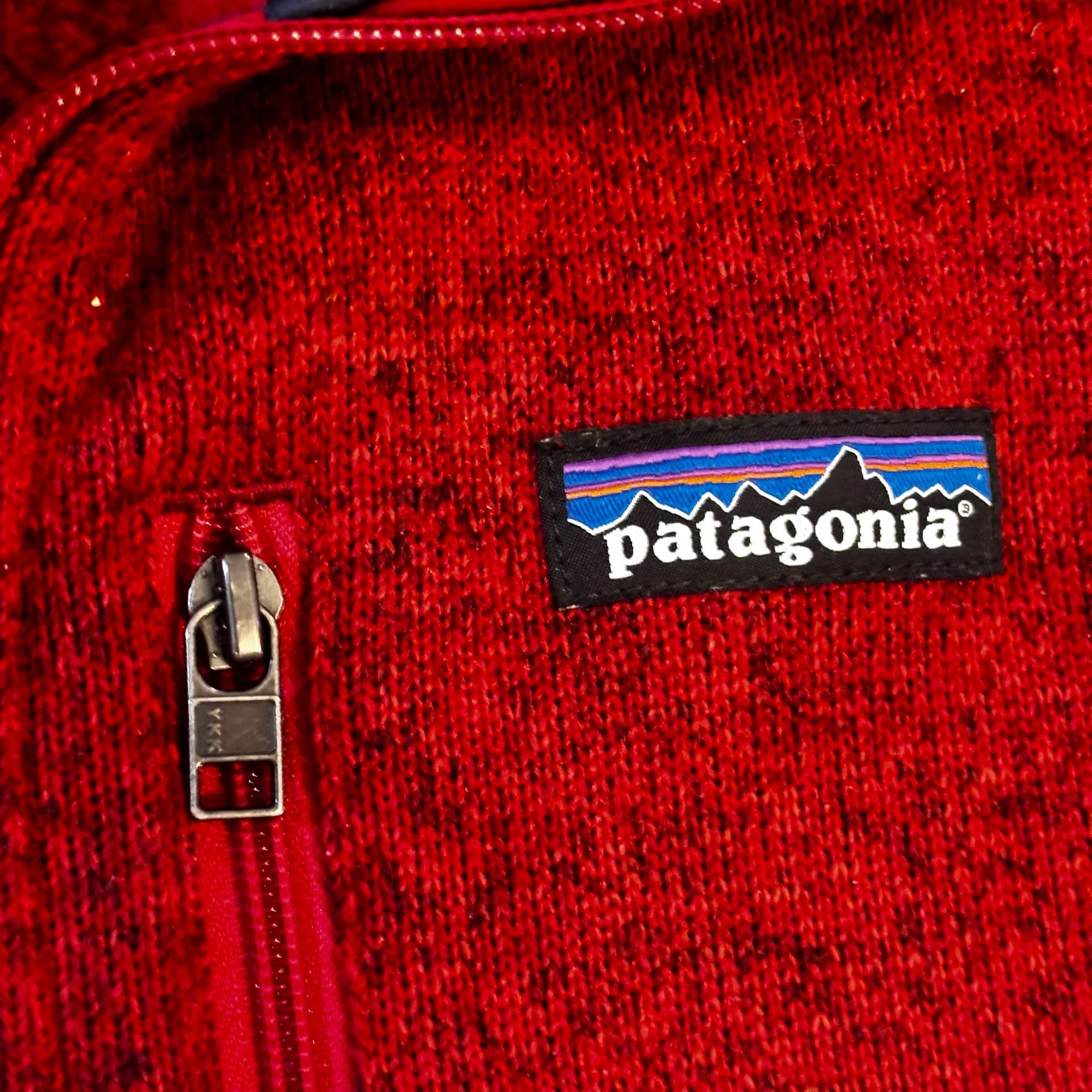 Patagonia Better Sweater 1/4-Zip Size L Red Fleece Pullover 4