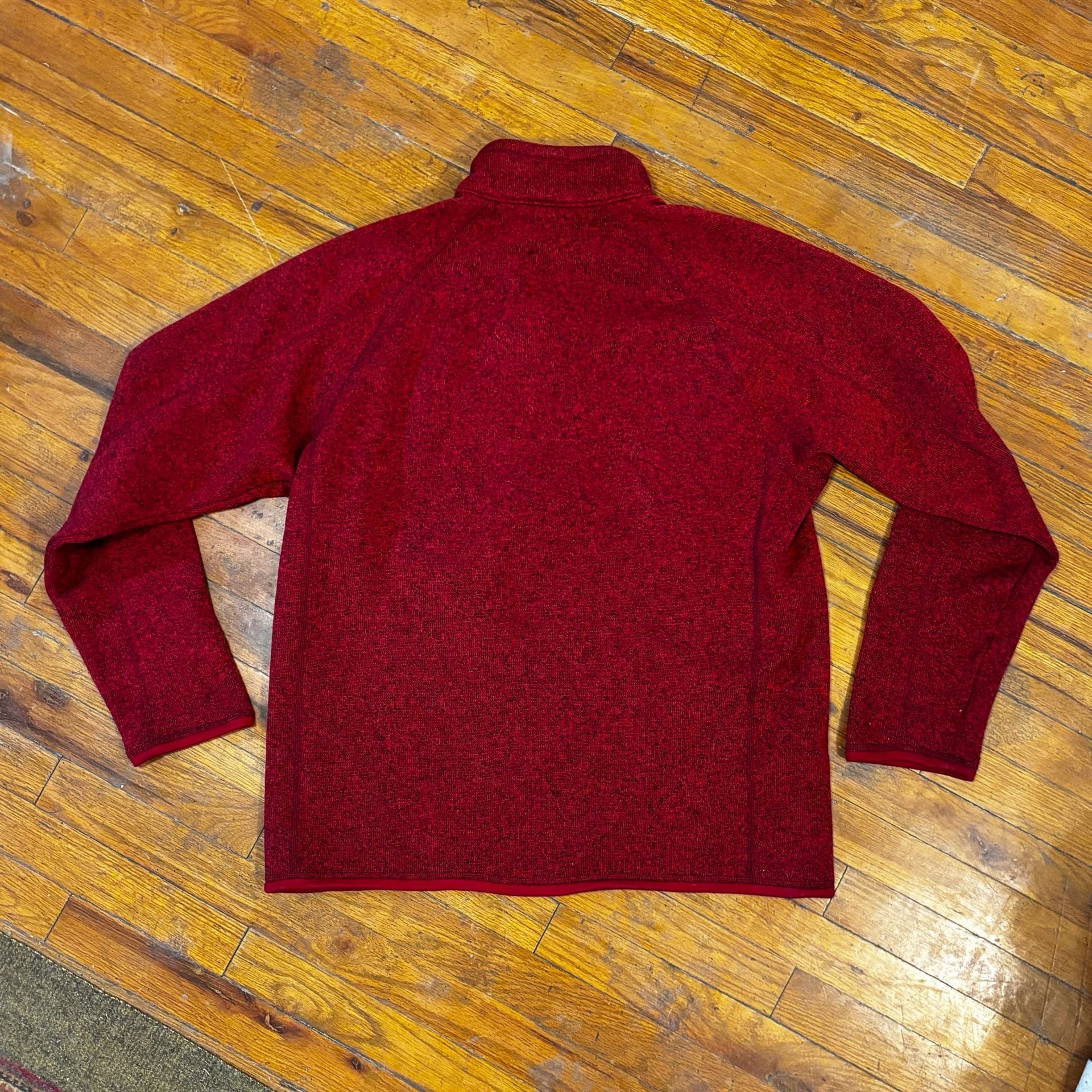 Patagonia Better Sweater 1/4-Zip Size L Red Fleece Pullover 9