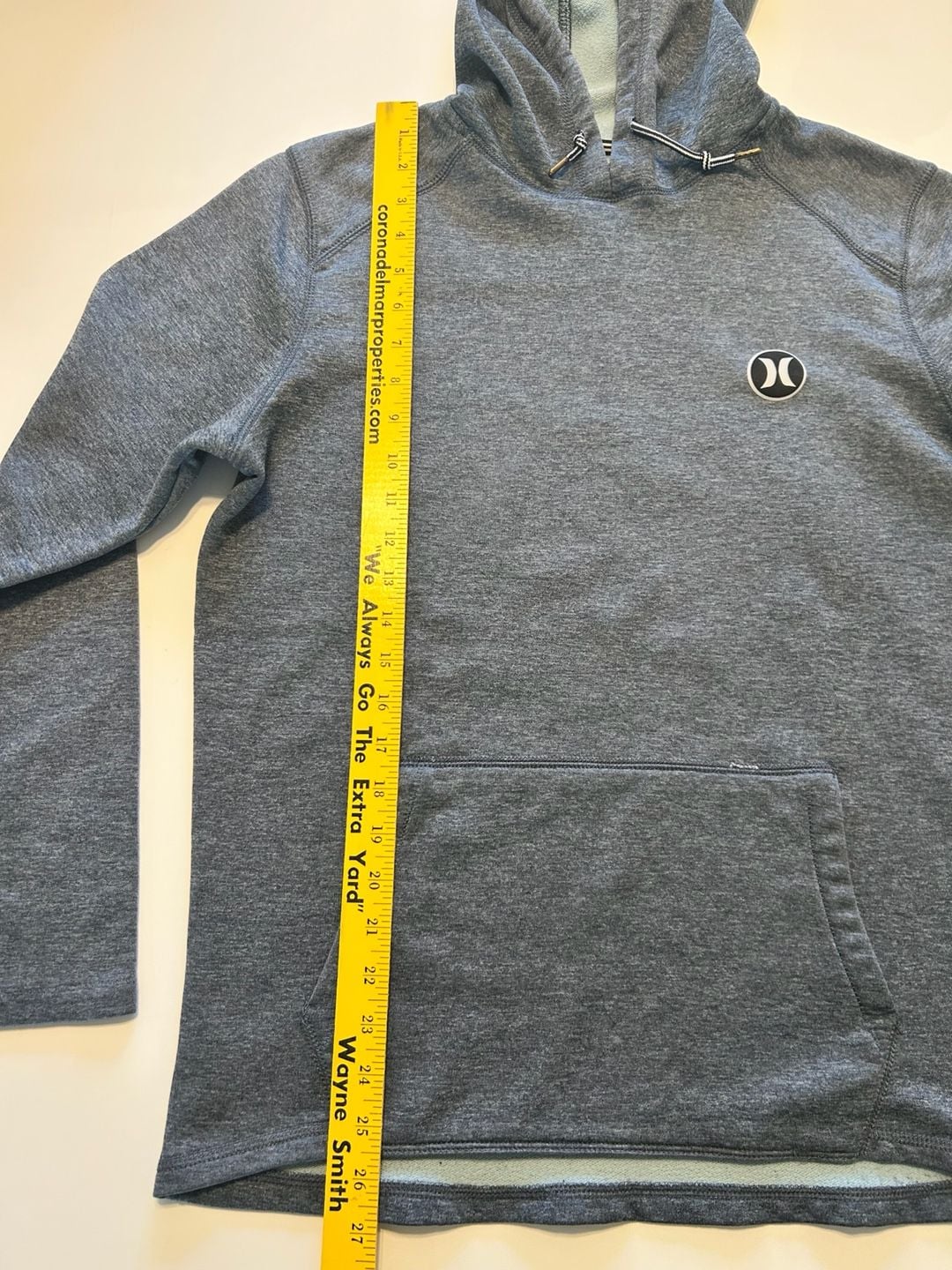 Hurley Long Sleeve Hooded UPF 50+ Rash Guard Swim Shirt, Black Heather,size M 8