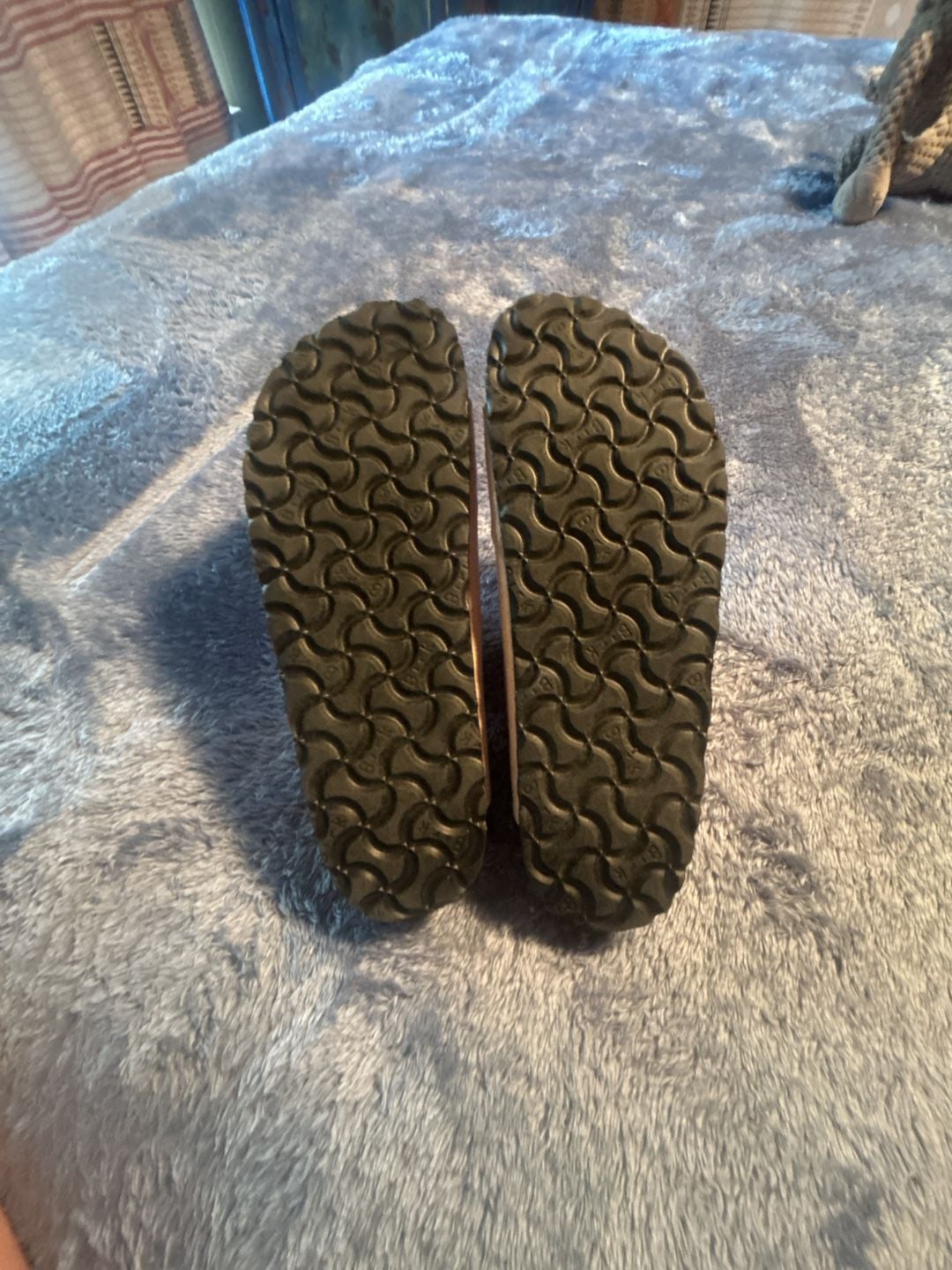 Birkenstock Arizona Shearling Size 38 Pink Sandals 4