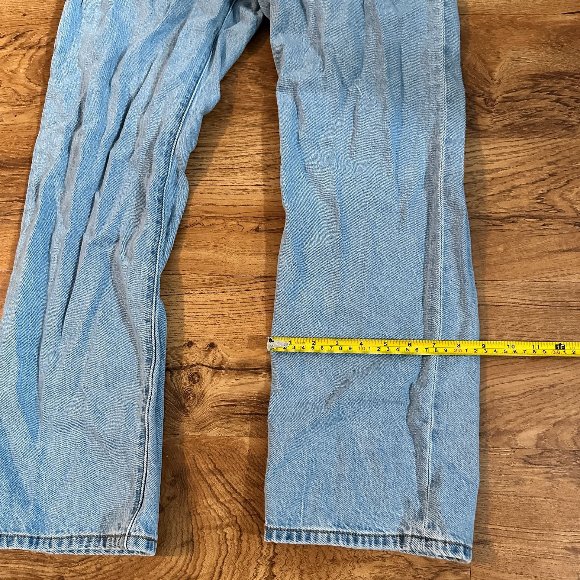 Levi's 505 Regular Fit Jeans Light Wash Denim 2