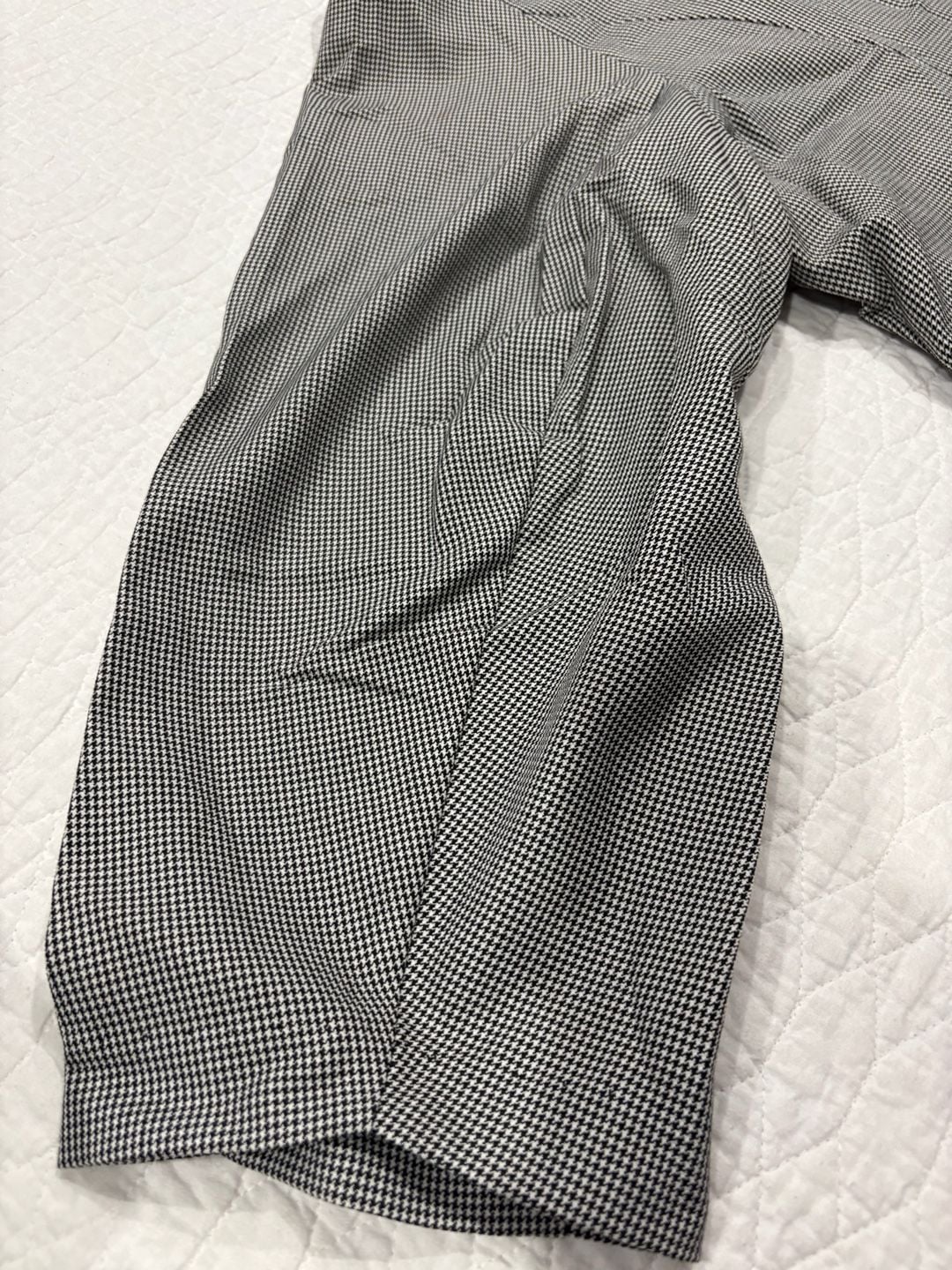 Counterparts Women’s Black White Houndstooth Blazer Jacket Size 32W Stretch 9