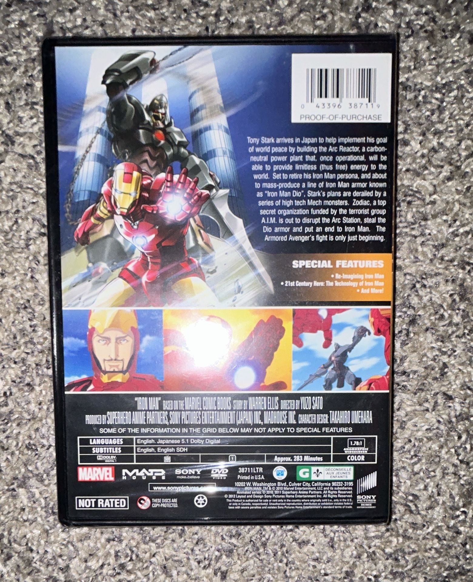 Marvel Animated Series Iron Man Complete Series DVD Sealed 2