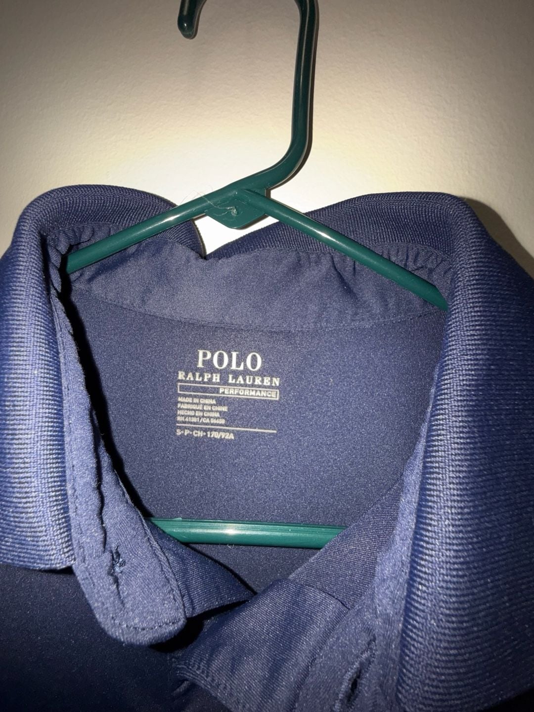 Polo Ralph Lauren Performance Polo Size S Navy 4