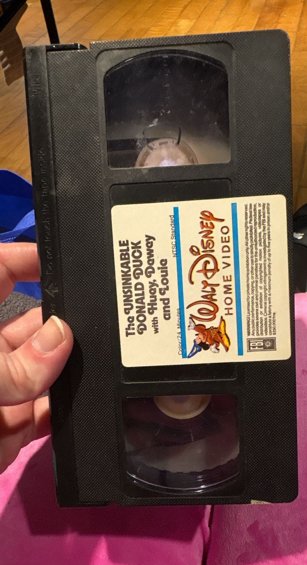 The Unsinkable Donald Duck w/ Huey, Dewey, Louie vhs 1986 3