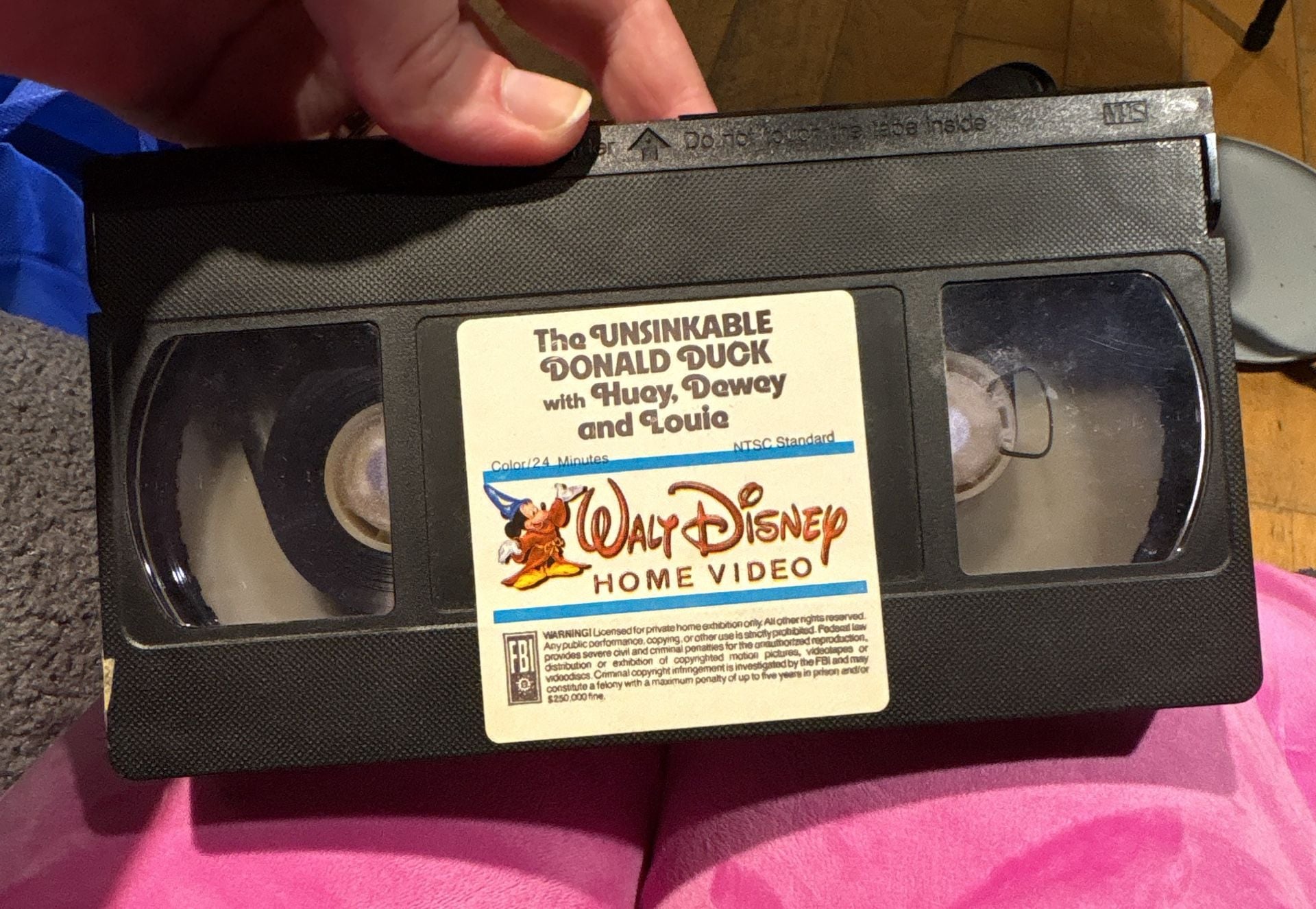 The Unsinkable Donald Duck w/ Huey, Dewey, Louie vhs 1986 4