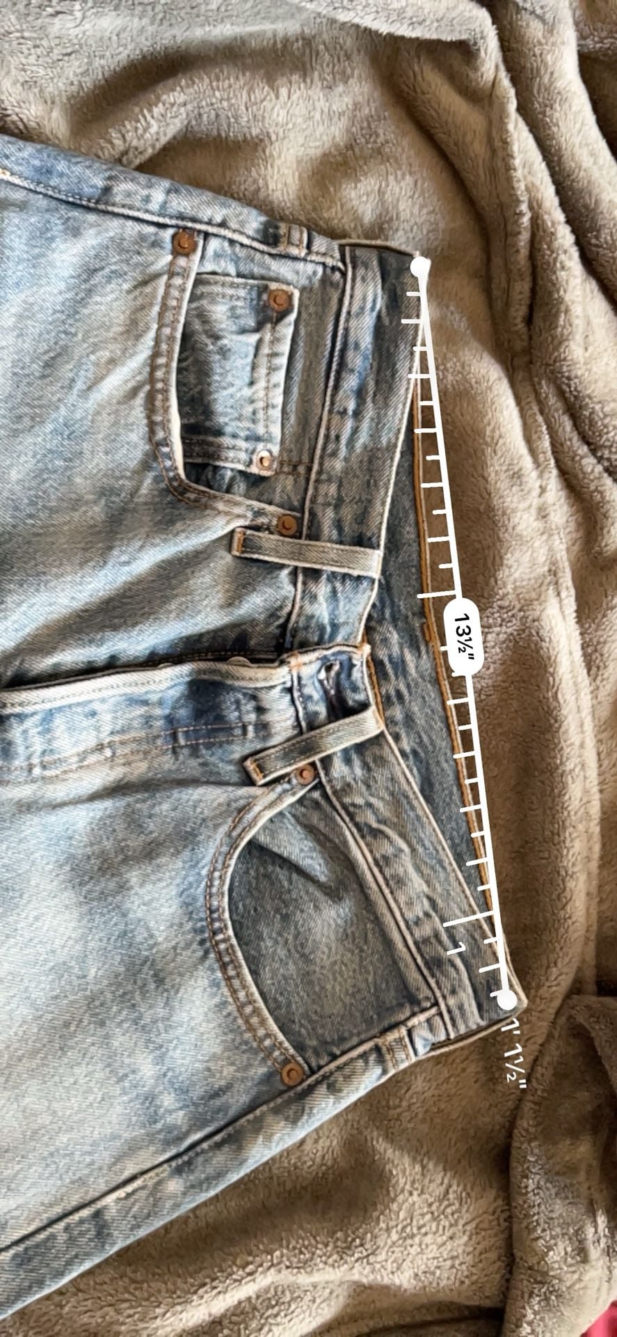 Levi's 501 Skinny Size W26 L28 Medium Wash Blue Denim Jeans 10