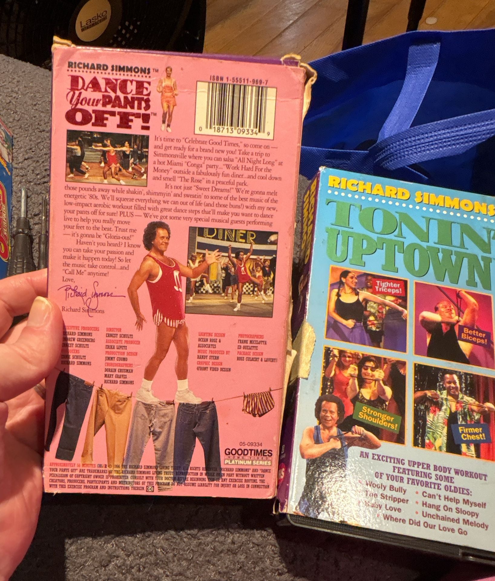 Richard Simmons workout lot vhs 2