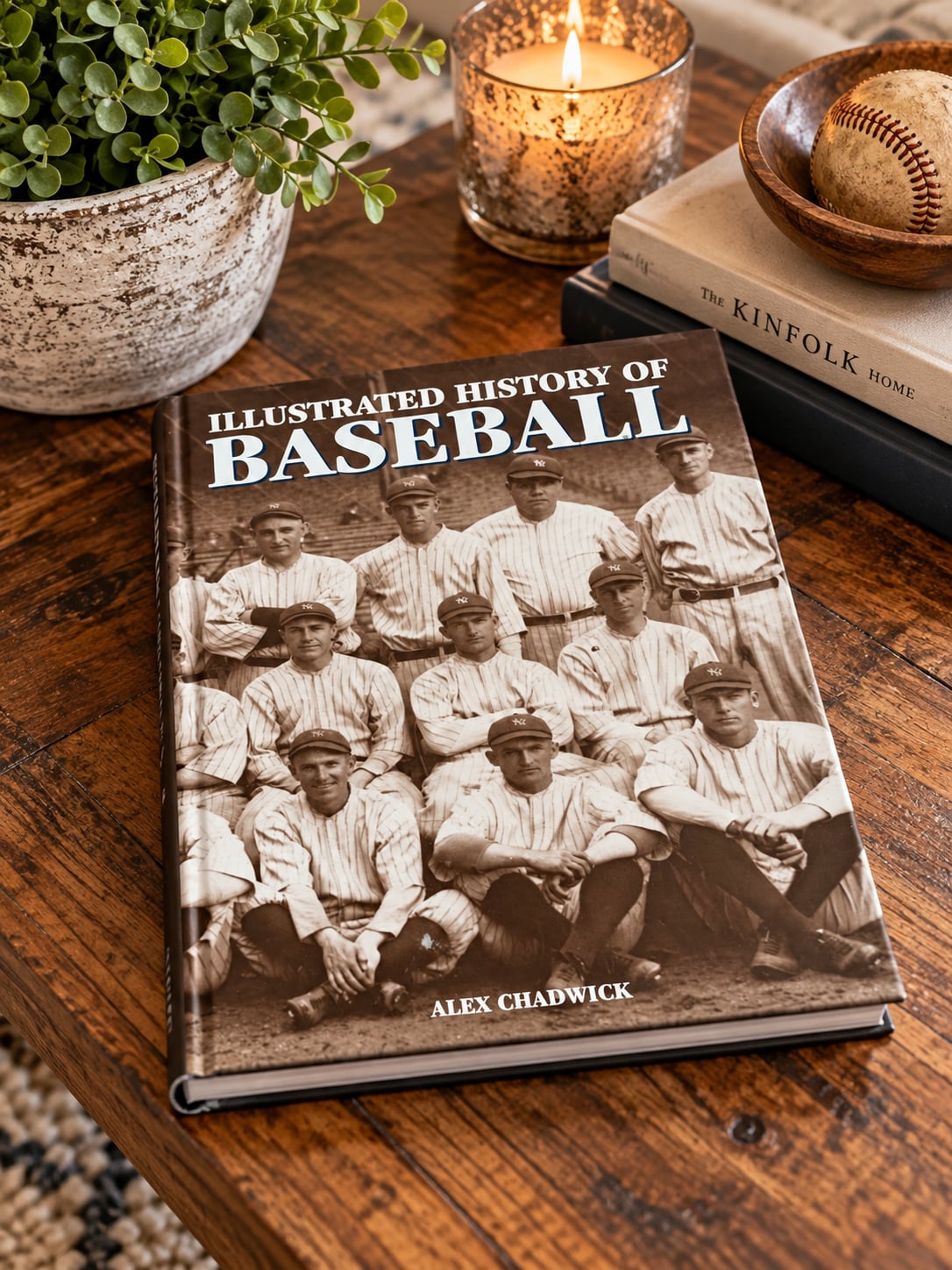 The Illustrated History of Baseball Alex Chadwick 1995 Hardcover Sports Book 1